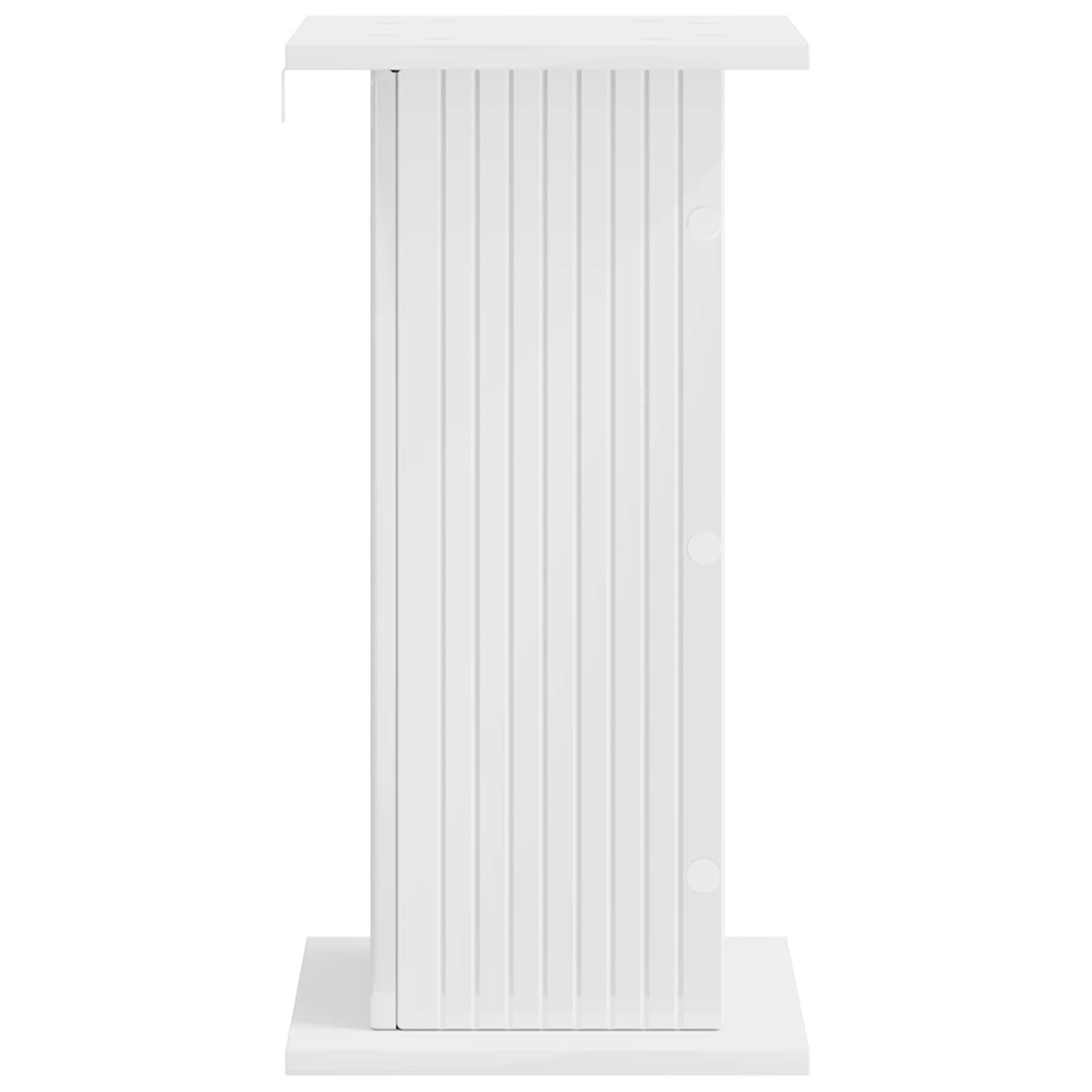 Stalak za biljke Bijela visokog sjaja 30,5 x 30 x 60,5 cm