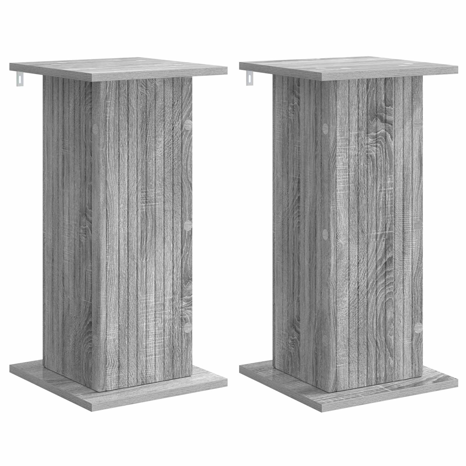 Stalak za biljke 2 pcs Siva sonoma 30,5 x 30 x 60,5 cm