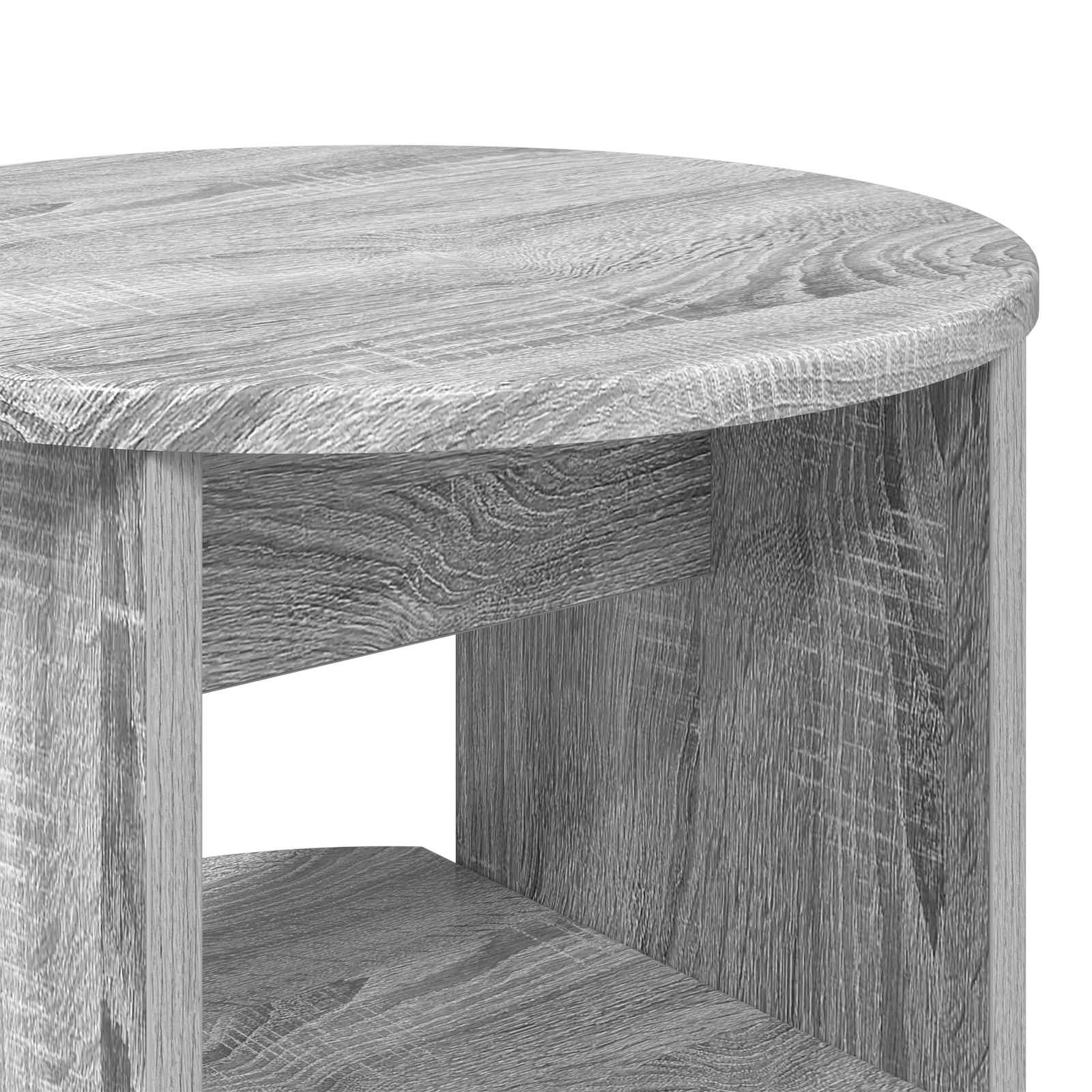 Pomoćni ormarić 2 pcs Sivi Sonoma Ø40 x 50 cm