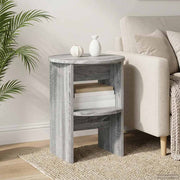 Pomoćni ormarić 2 pcs Sivi Sonoma Ø40 x 50 cm