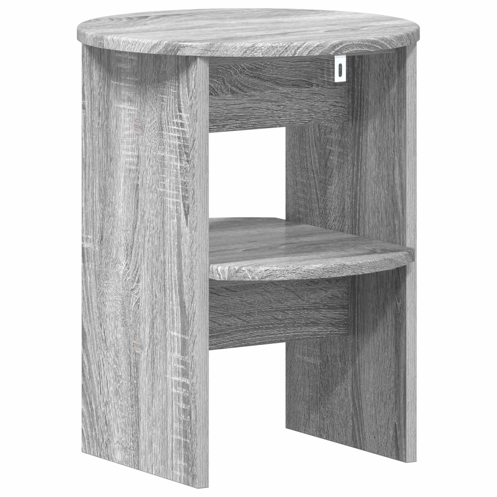 Pomoćni ormarić 2 pcs Sivi Sonoma Ø40 x 50 cm
