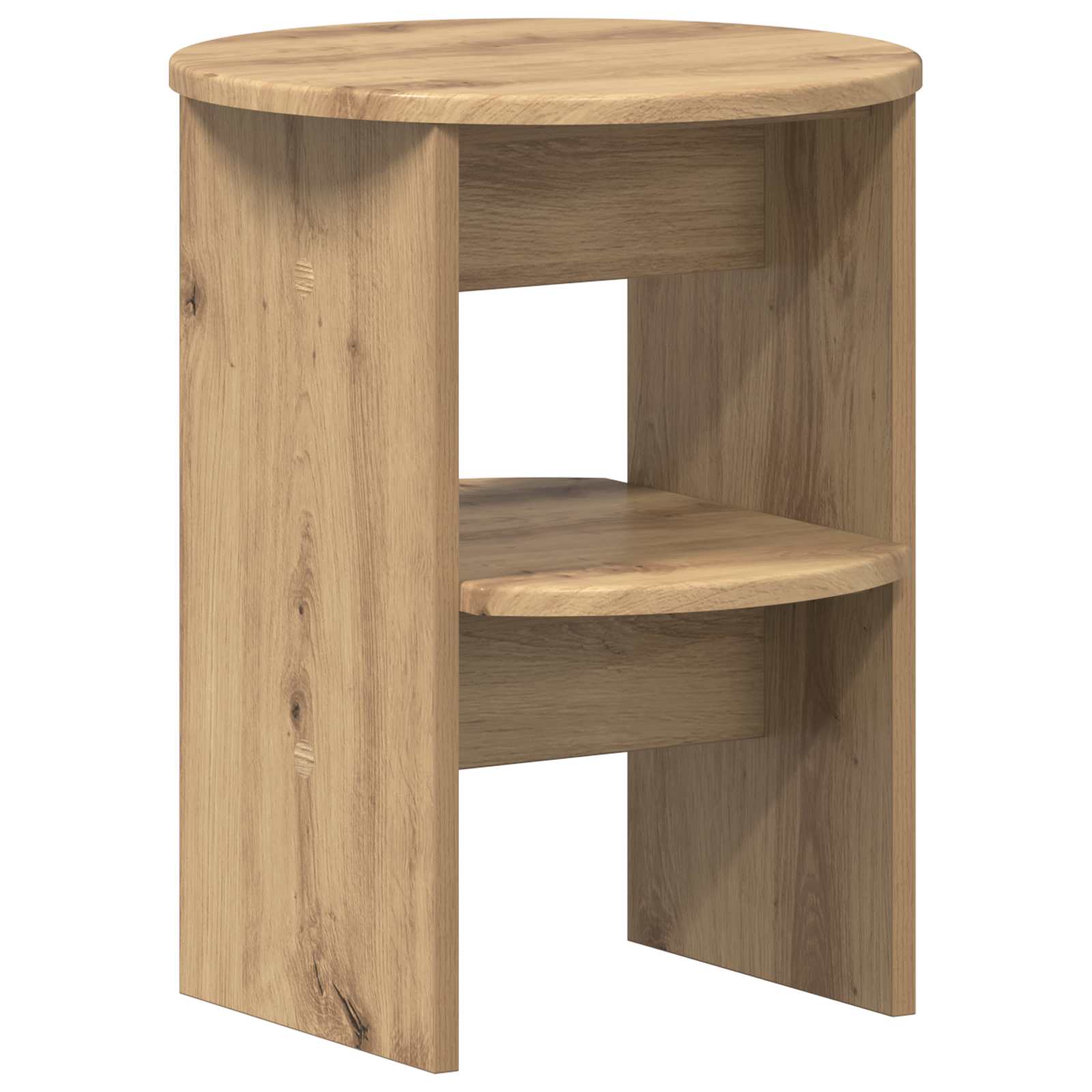 Pomoćni ormarić 2 pcs Zanatski Hrast Ø40 x 50 cm