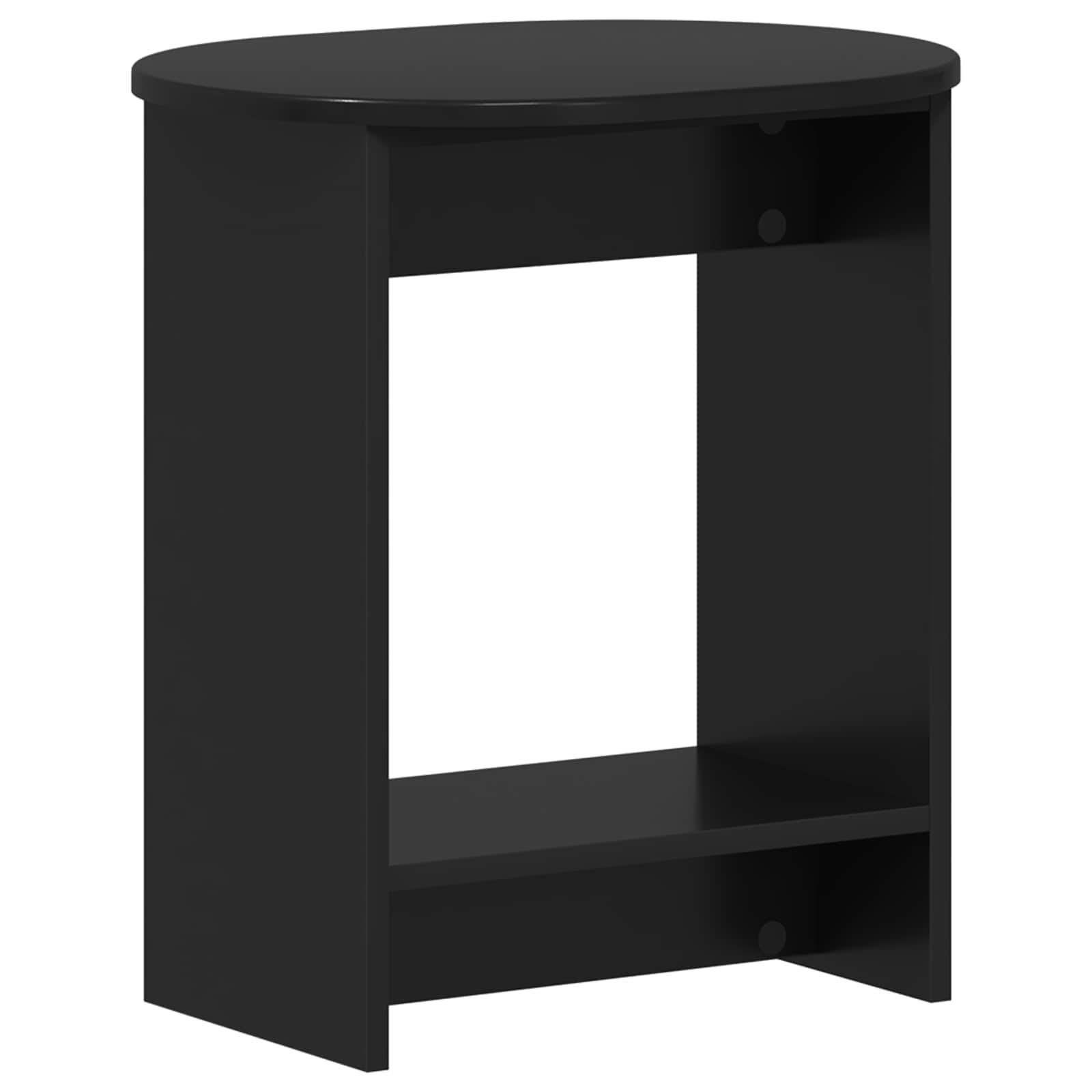 Bocni stol Crna 50 x 39,5 x 55 cm Konstruirano drvo