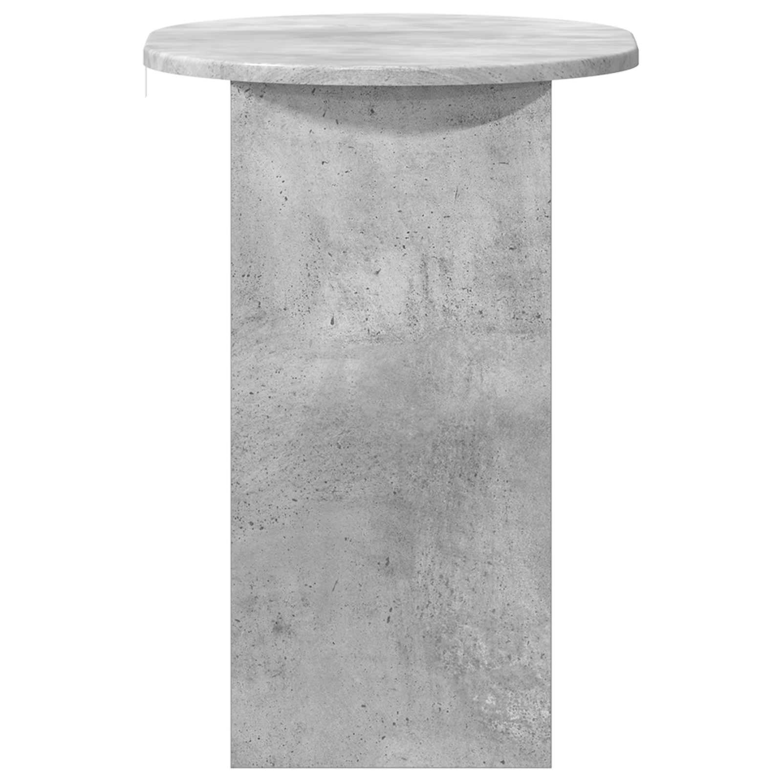Bocni stol Betonska siva 50 x 39,5 x 55 cm Konstruirano drvo