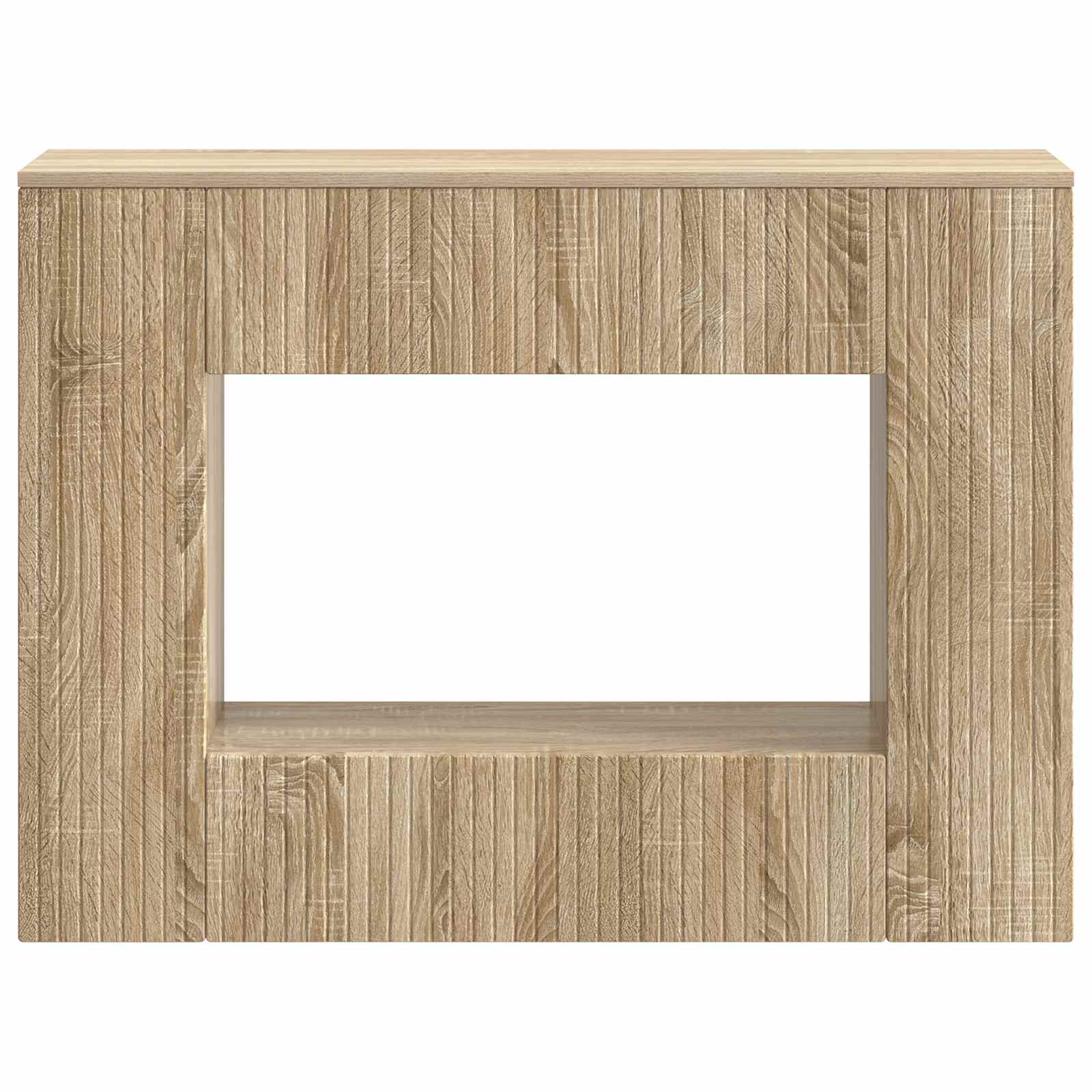 Konzolna stolica Prugasti Sonoma hrast 101 x 29 x 74 cm