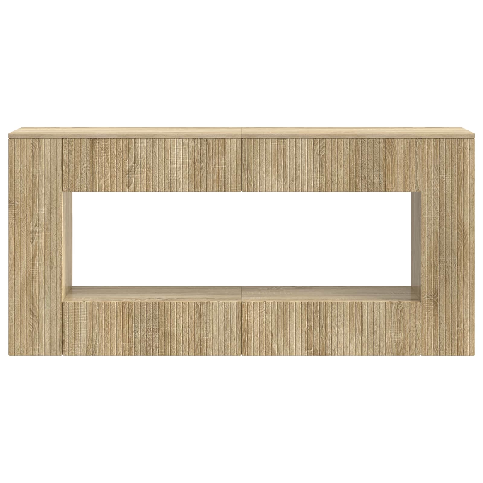 Konzolna stolica Prugasti Sonoma hrast 155 x 29 x 74 cm