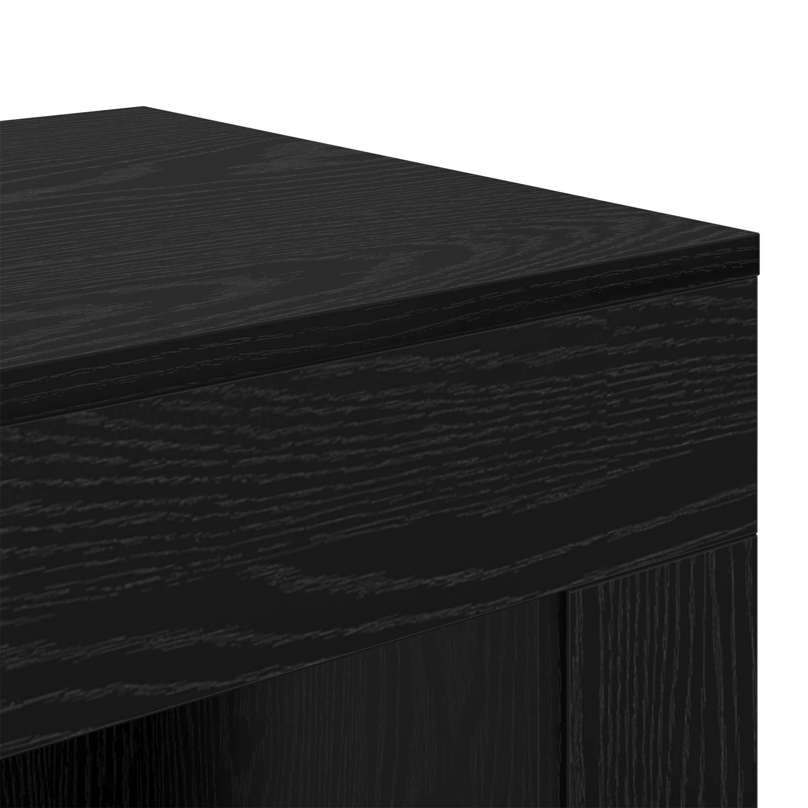 Bocni stol Crni hrast 60 x 40 x 65 cm Konstruirano drvo