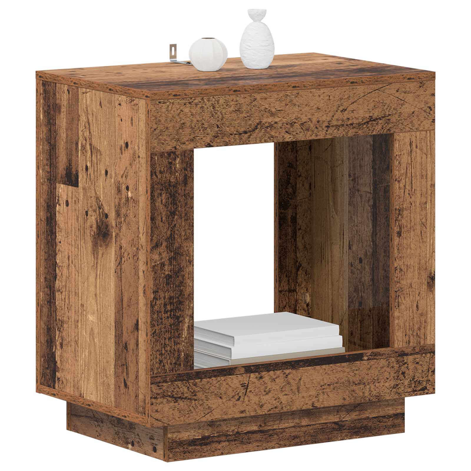 Bocni stol Staro drvo 60 x 40 x 65 cm Konstruirano drvo