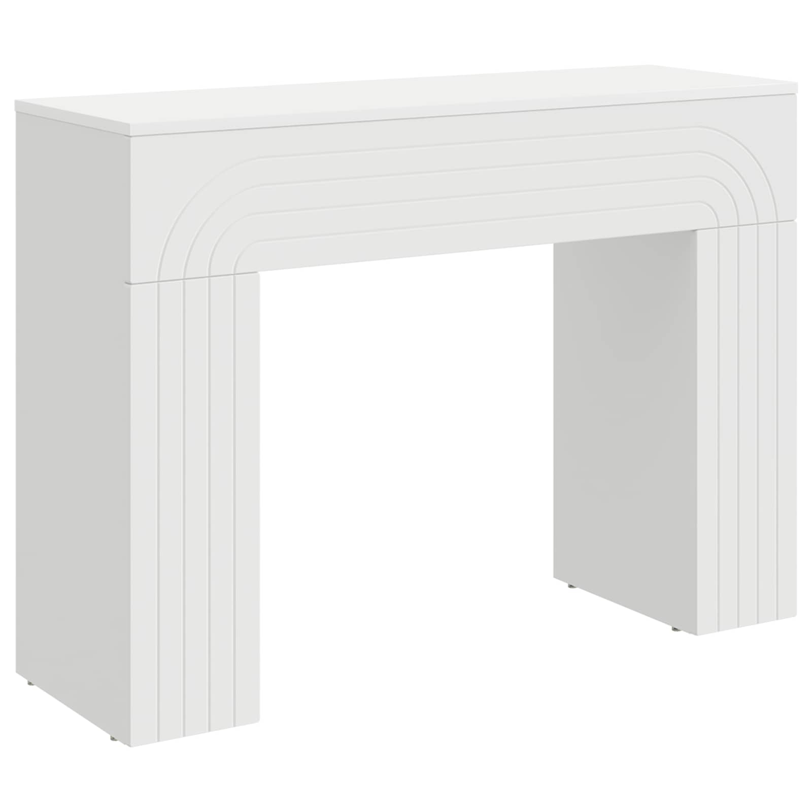 Kava Stol Bijela 102 x 35 x 75 cm Konstruirano drvo