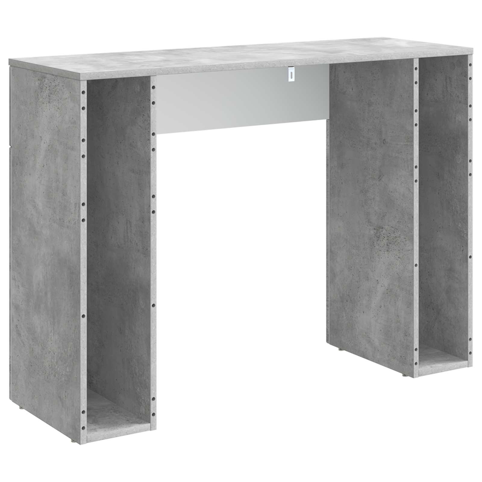 Kava Stol Betonska siva 102 x 35 x 75 cm Konstruirano drvo