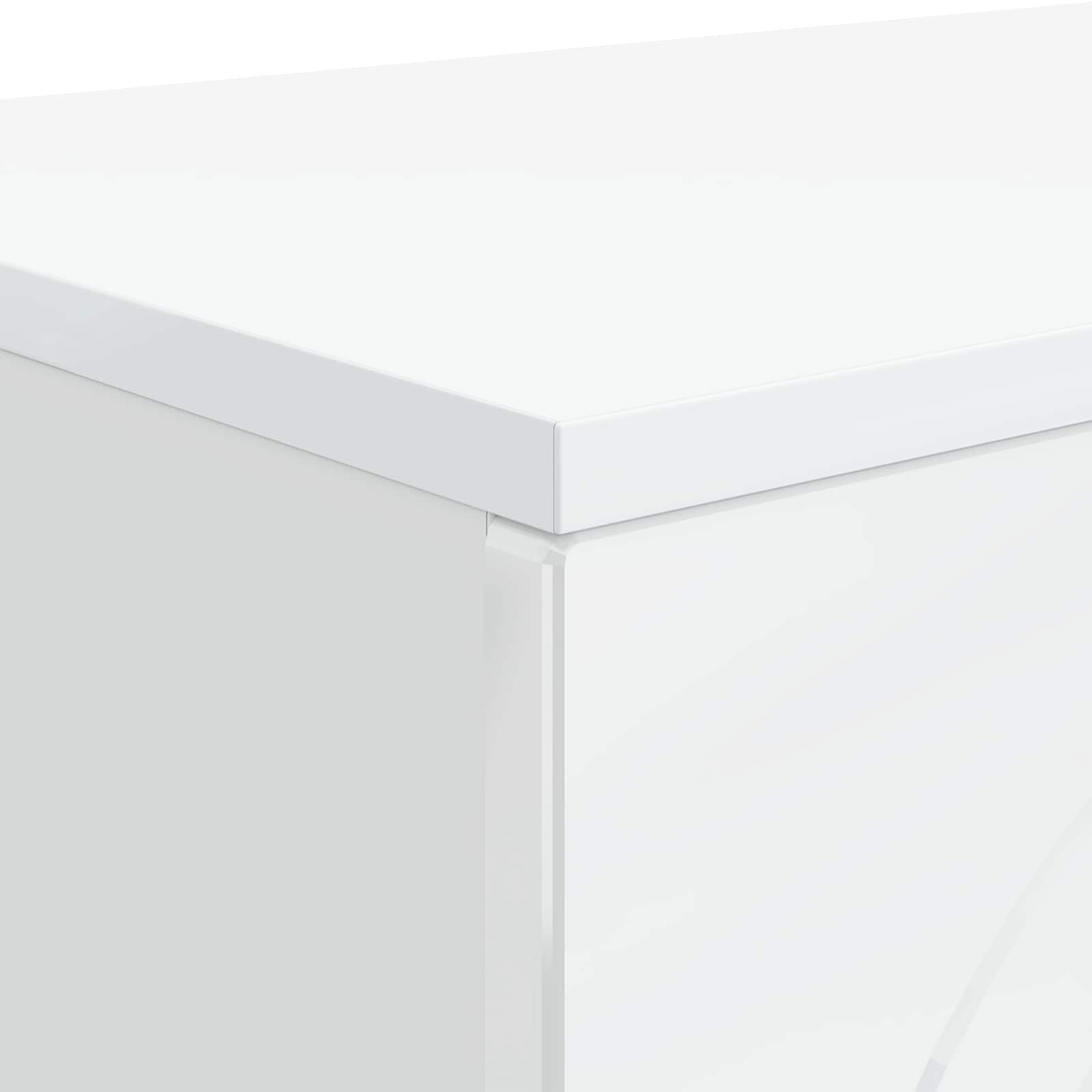 Kava Stol Bijela visokog sjaja 102 x 35 x 75 cm