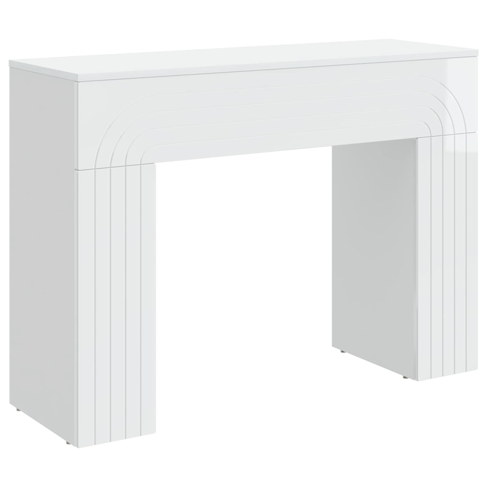 Kava Stol Bijela visokog sjaja 102 x 35 x 75 cm