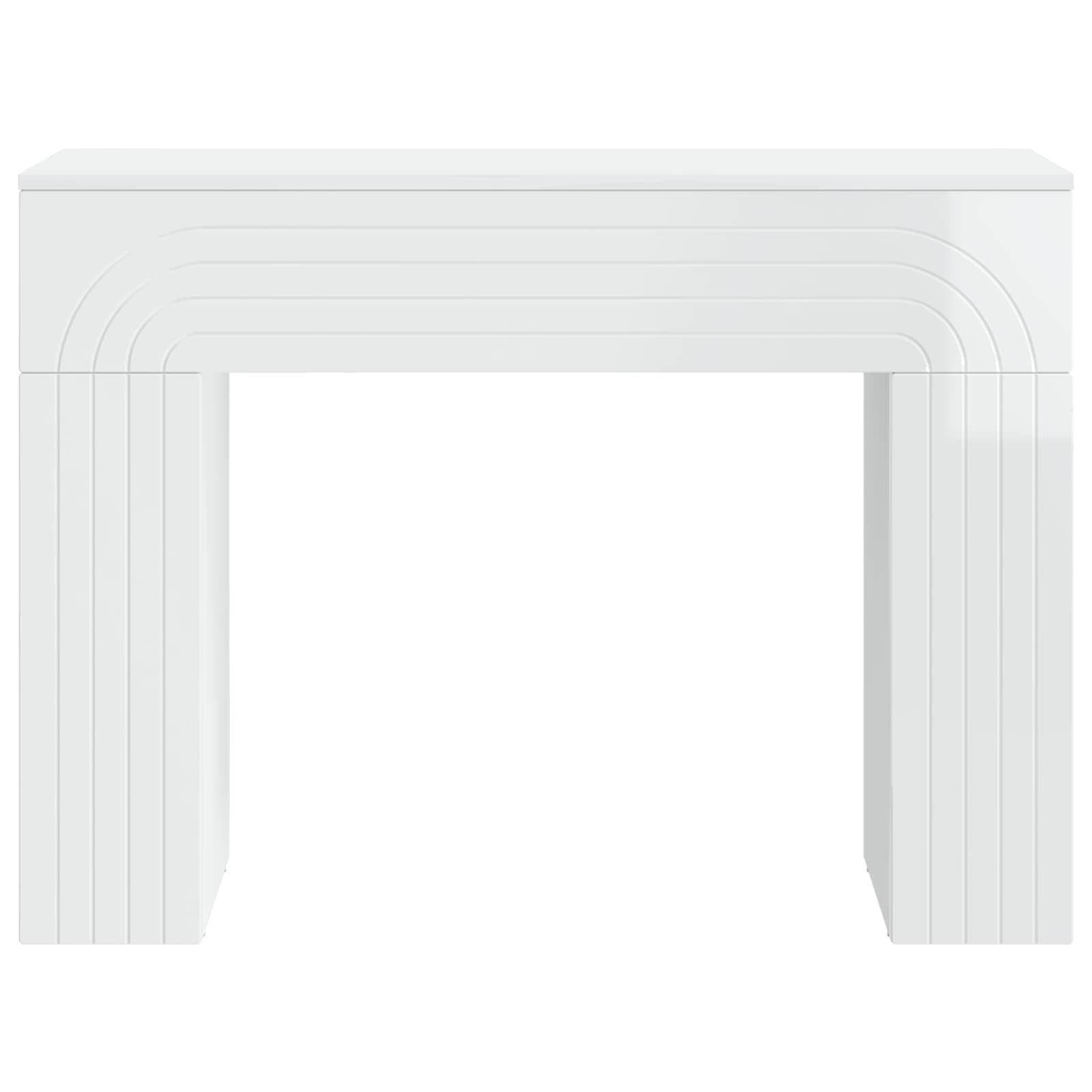 Kava Stol Bijela visokog sjaja 102 x 35 x 75 cm
