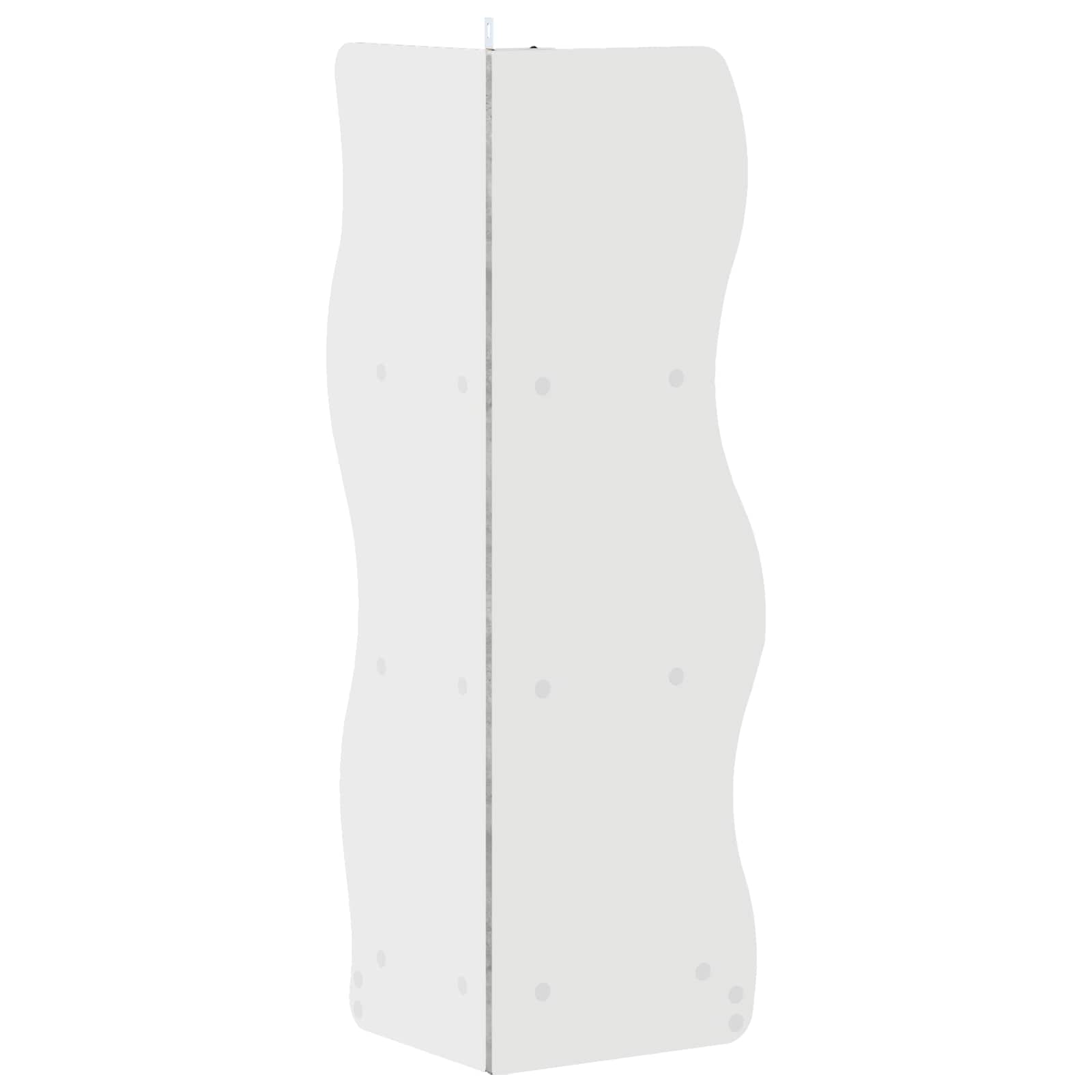 Kutna polica Betonska siva 34 x 33 x 102 cm Konstruirano drvo