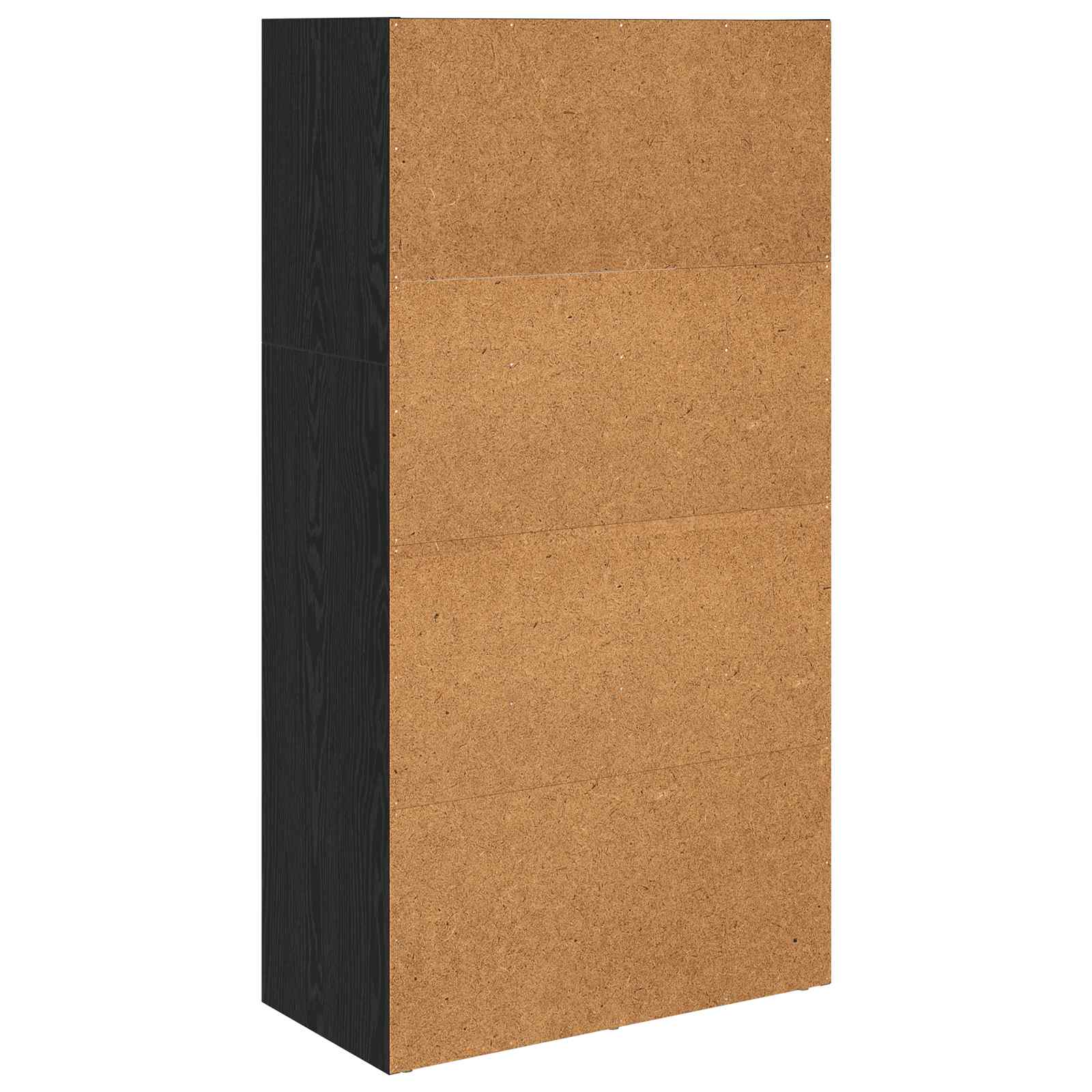 Polica Crni hrast 60 x 30 x 114 cm Konstruirano drvo