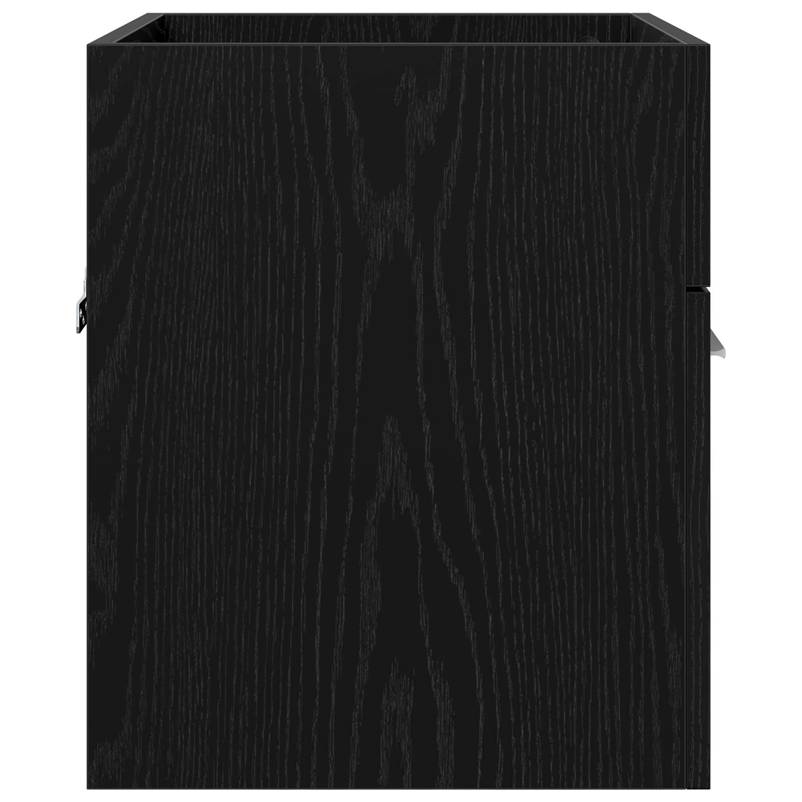 Ormarić za umivaonik s pohranom Crni hrast 41 x 38,5 x 46 cm