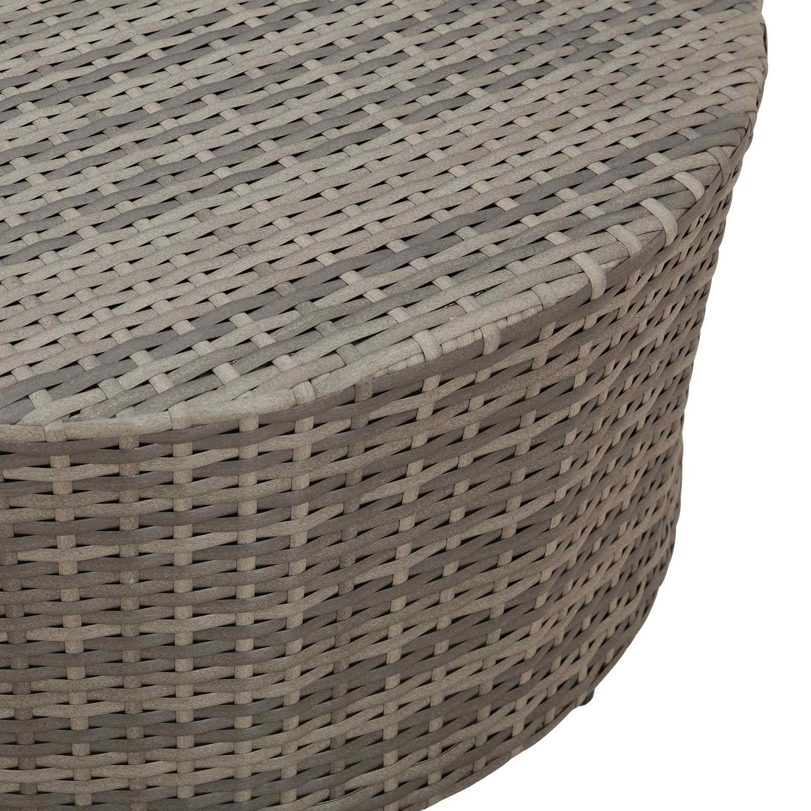 Vanjski stol za kavu Sivi Ø 68 x 30 cm poliratan