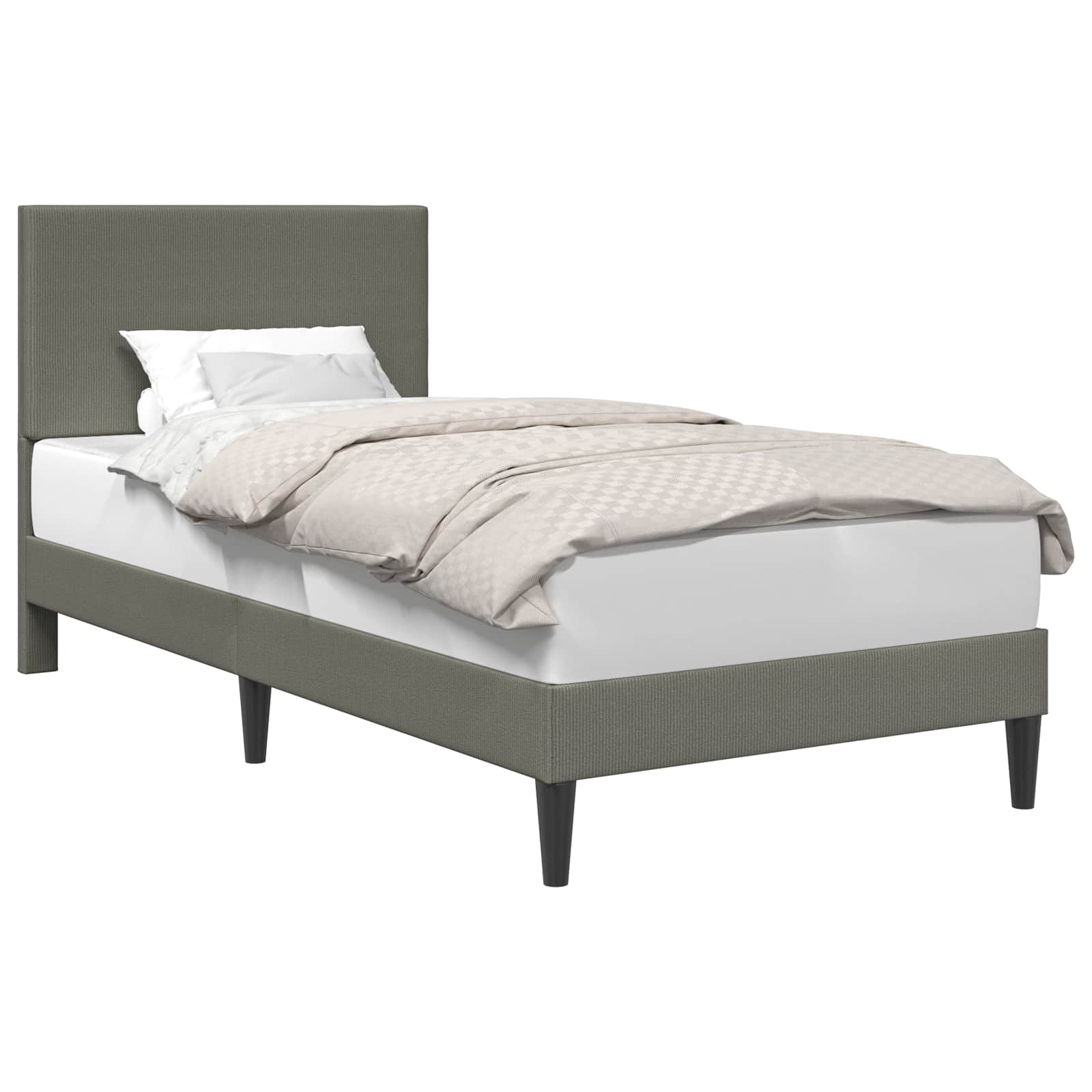 Krevetna konstrukcija Svjetlosiva 100 x 200 cm Kordura tekstil