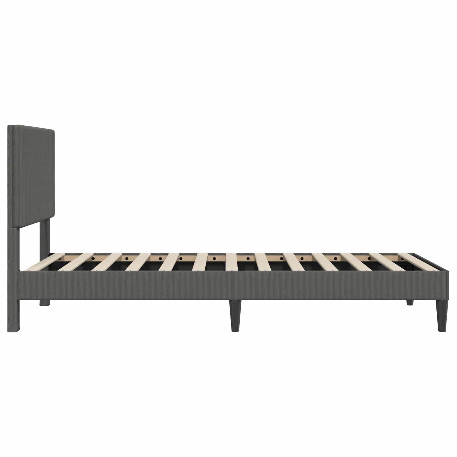 Krevetna konstrukcija Tamnosiva 100 x 200 cm Kordura tekstil