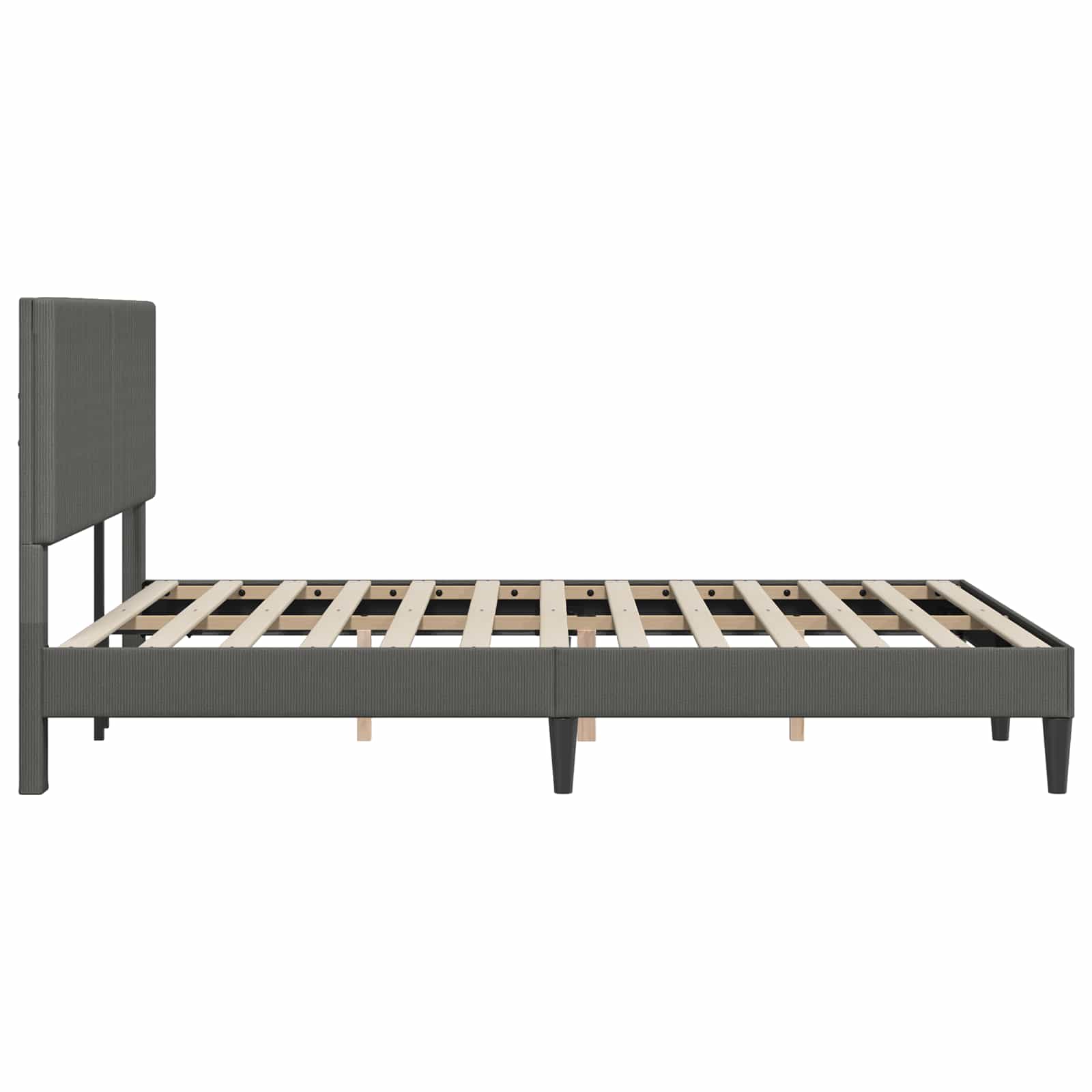Krevetna konstrukcija Tamnosiva 120 x 190 cm Kordura tekstil