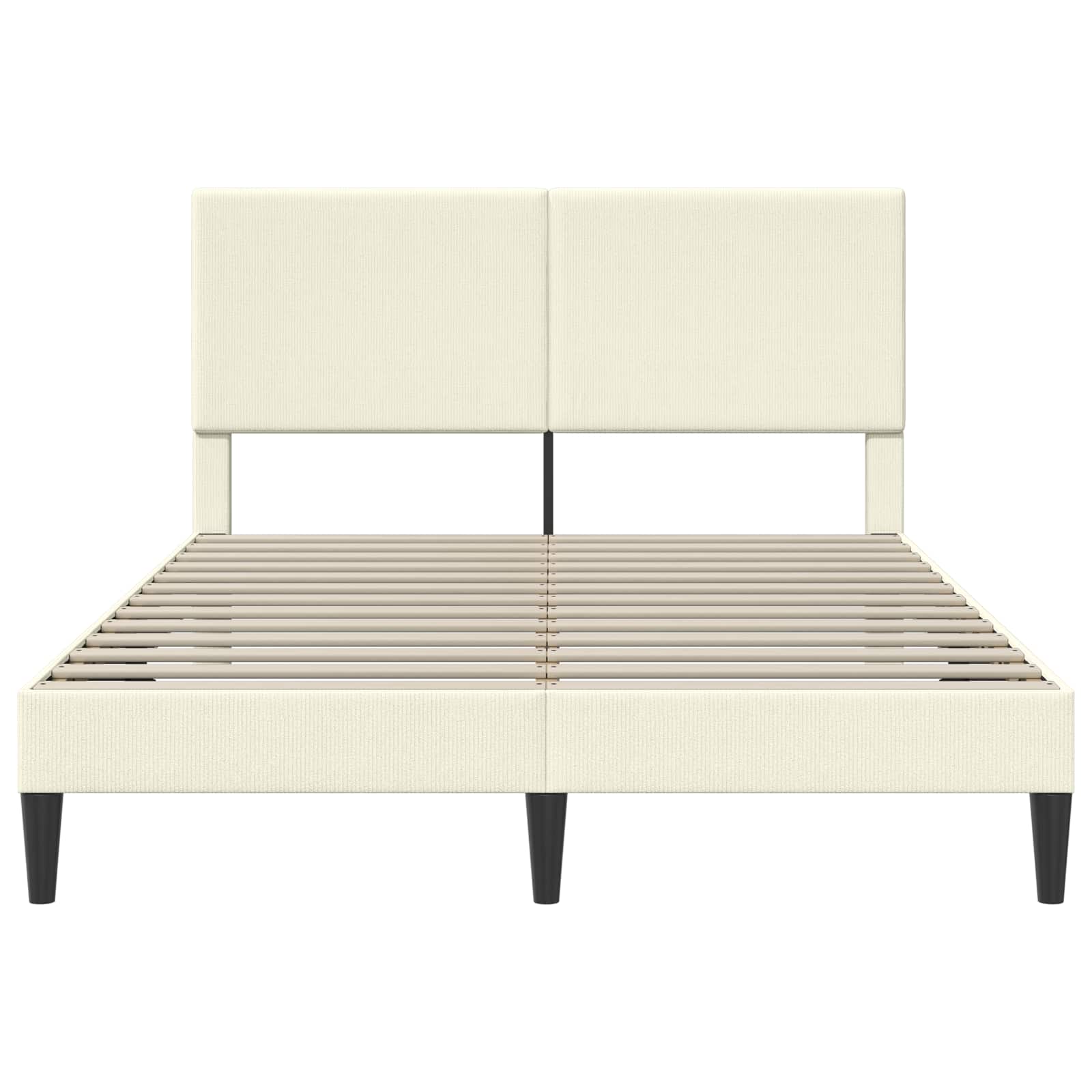 Krevetna konstrukcija Krem 120 x 190 cm Kordura tekstil