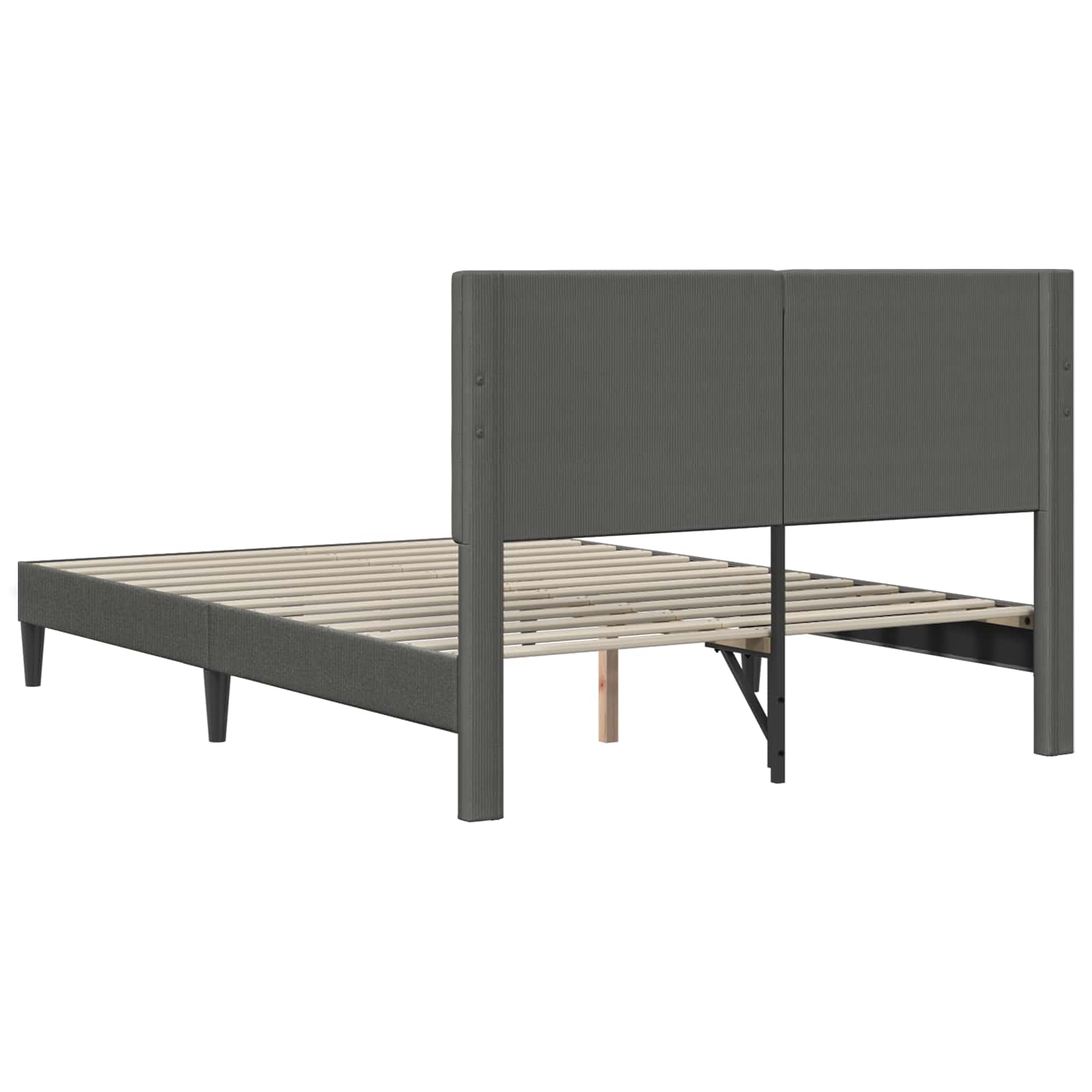 Krevetna konstrukcija Tamnosiva 120 x 200 cm Kordura tekstil