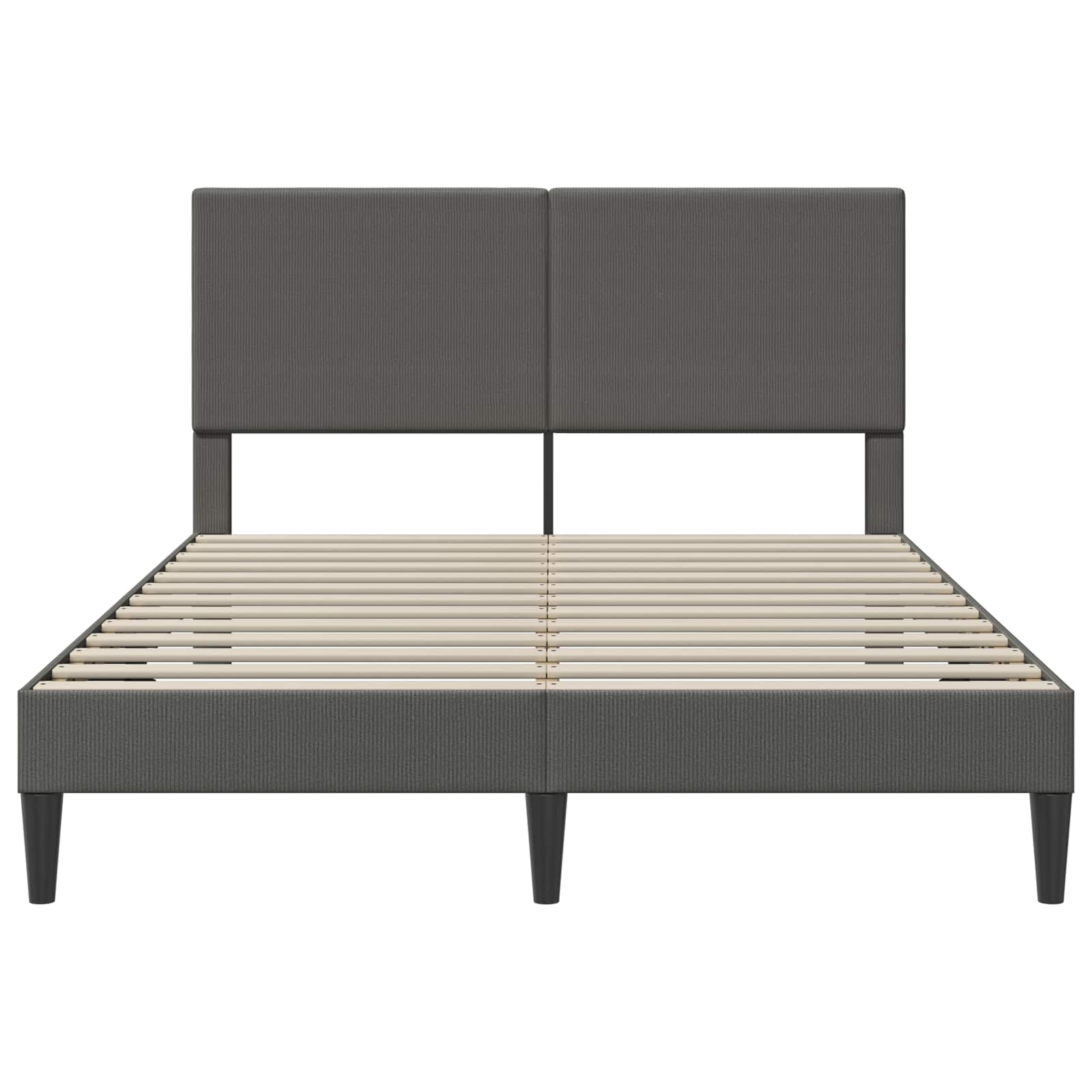Krevetna konstrukcija Tamnosiva 140 x 190 cm Kordura tekstil