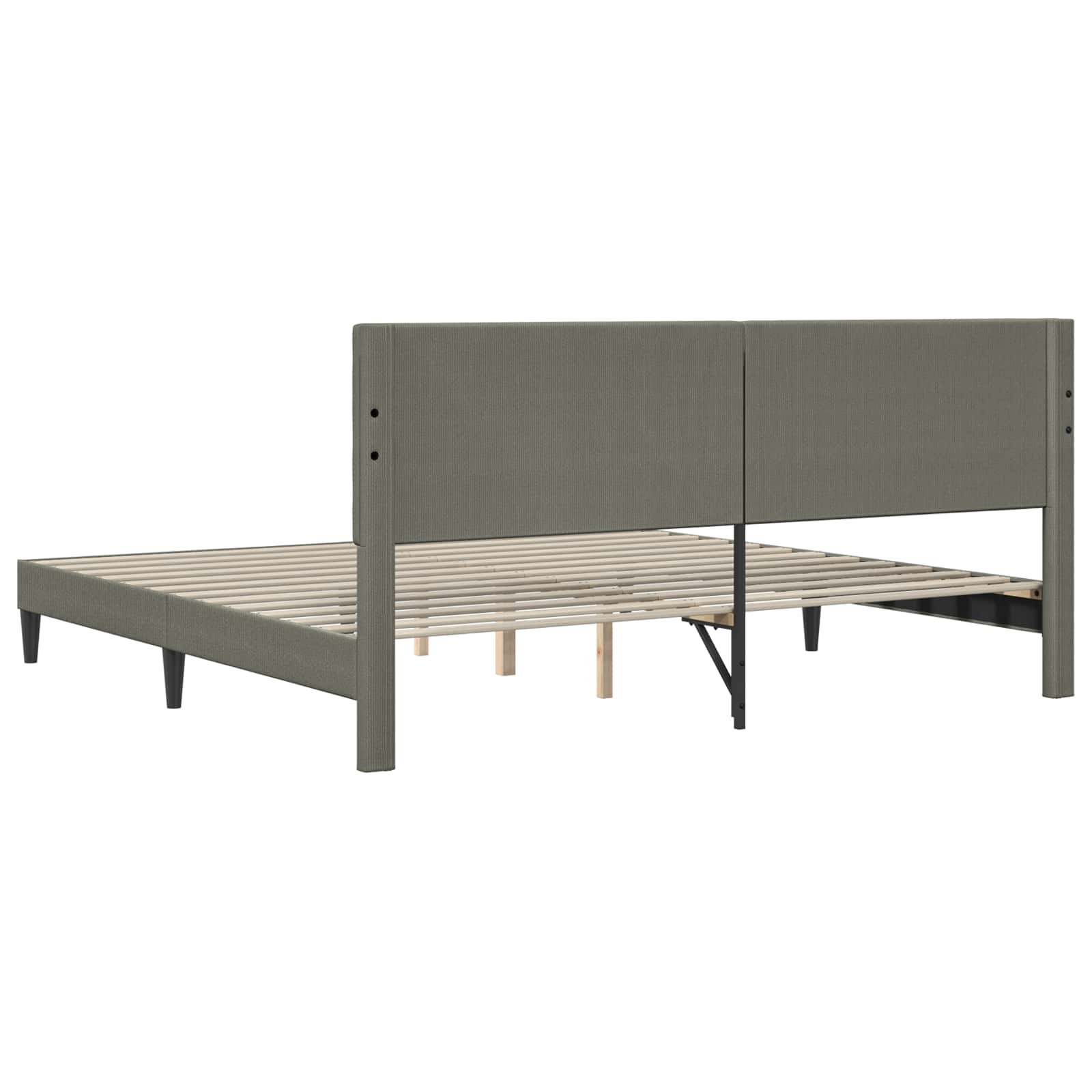 Krevetna konstrukcija Svjetlosiva 180 x 200 cm Kordura tekstil