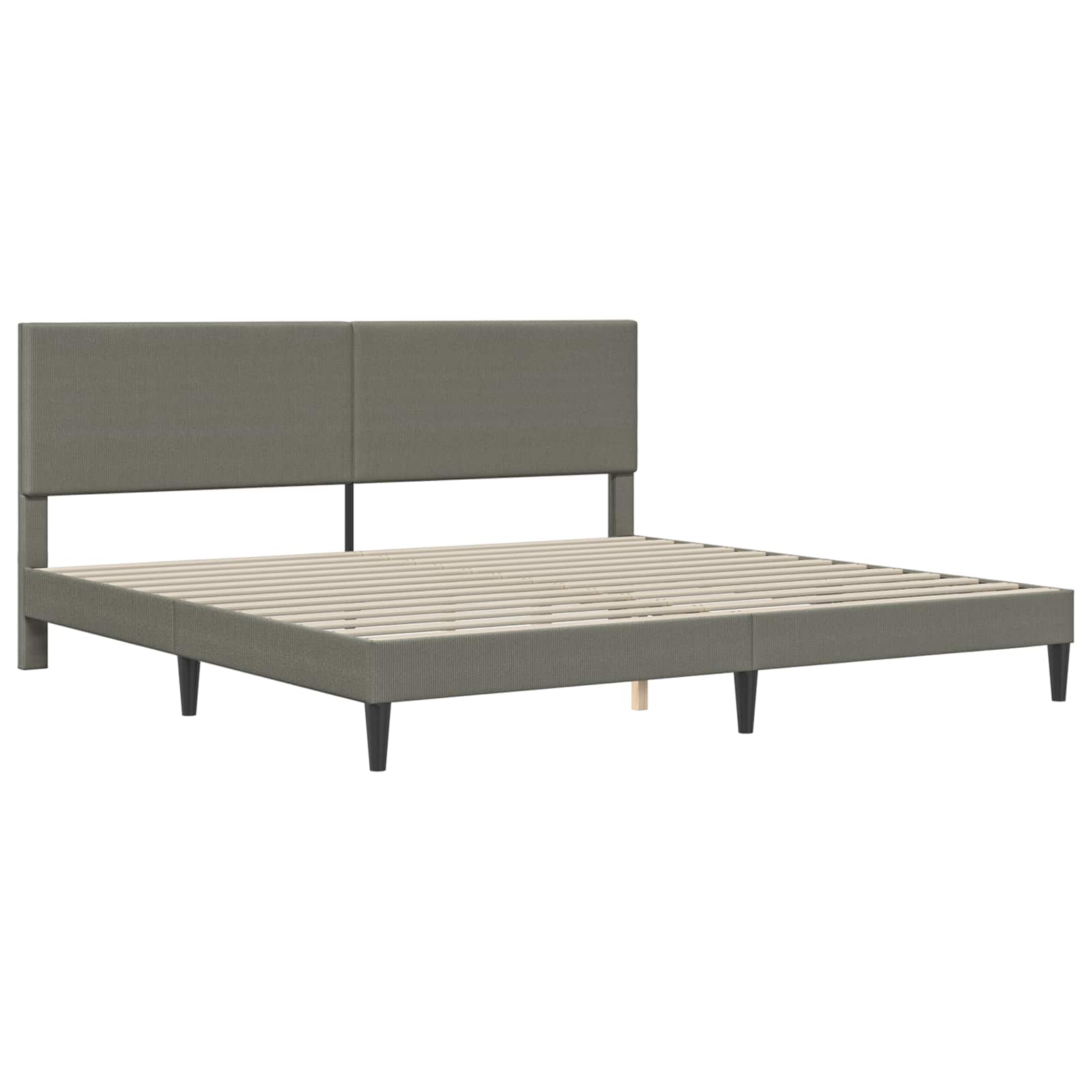 Krevetna konstrukcija Svjetlosiva 200 x 200 cm Kordura tekstil