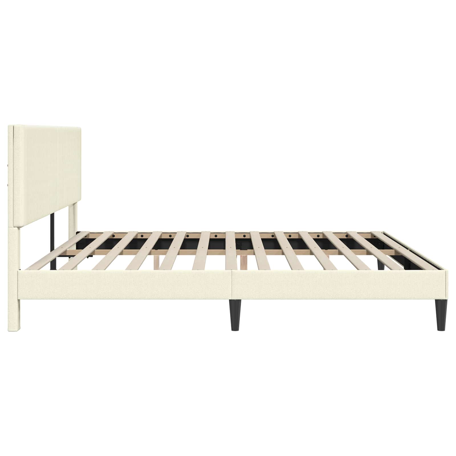 Krevetna konstrukcija Krem 200 x 200 cm Kordura tekstil