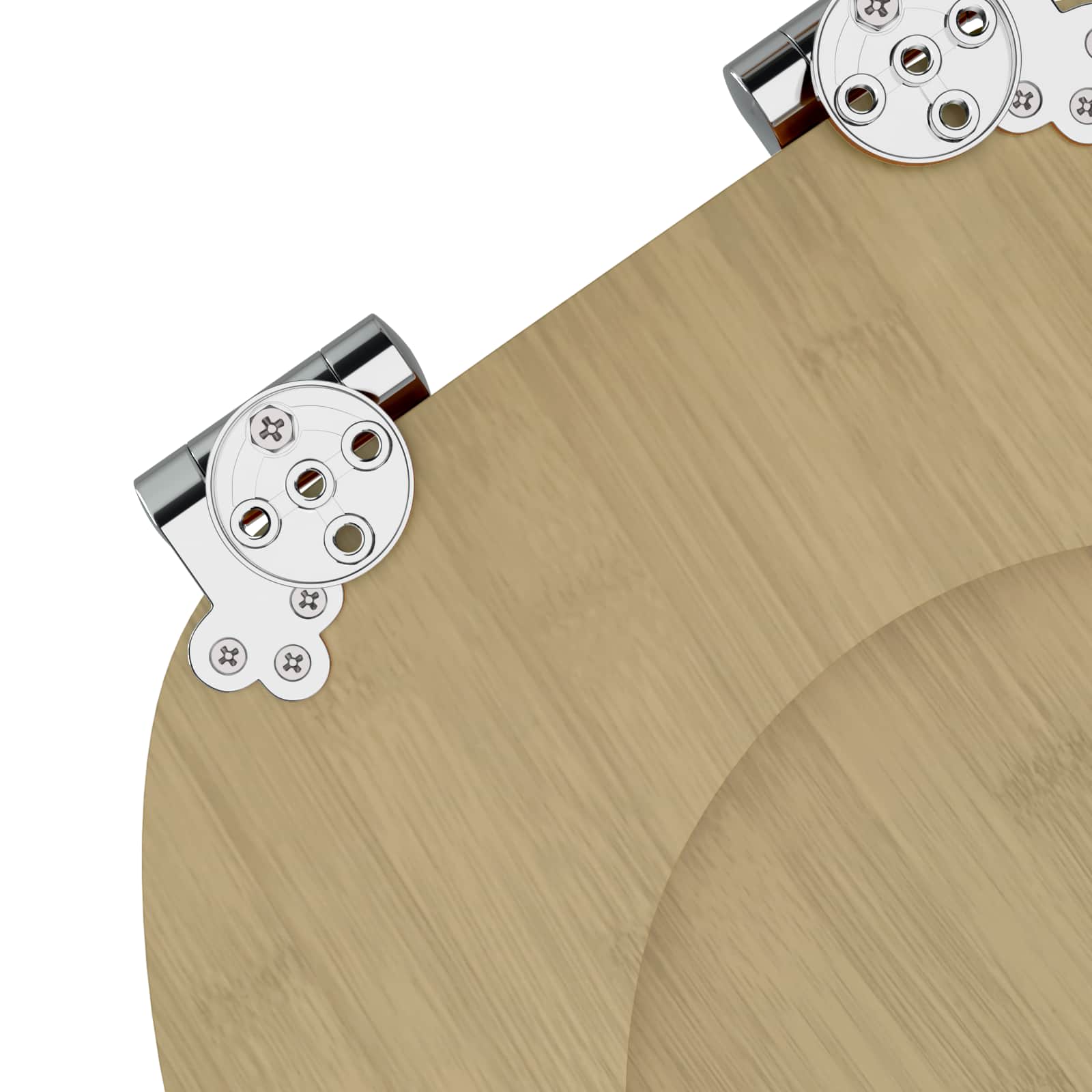 Toaletna sjedala s mekim zatvaranjem 2 pcs 44 x 38 cm MDF ploča