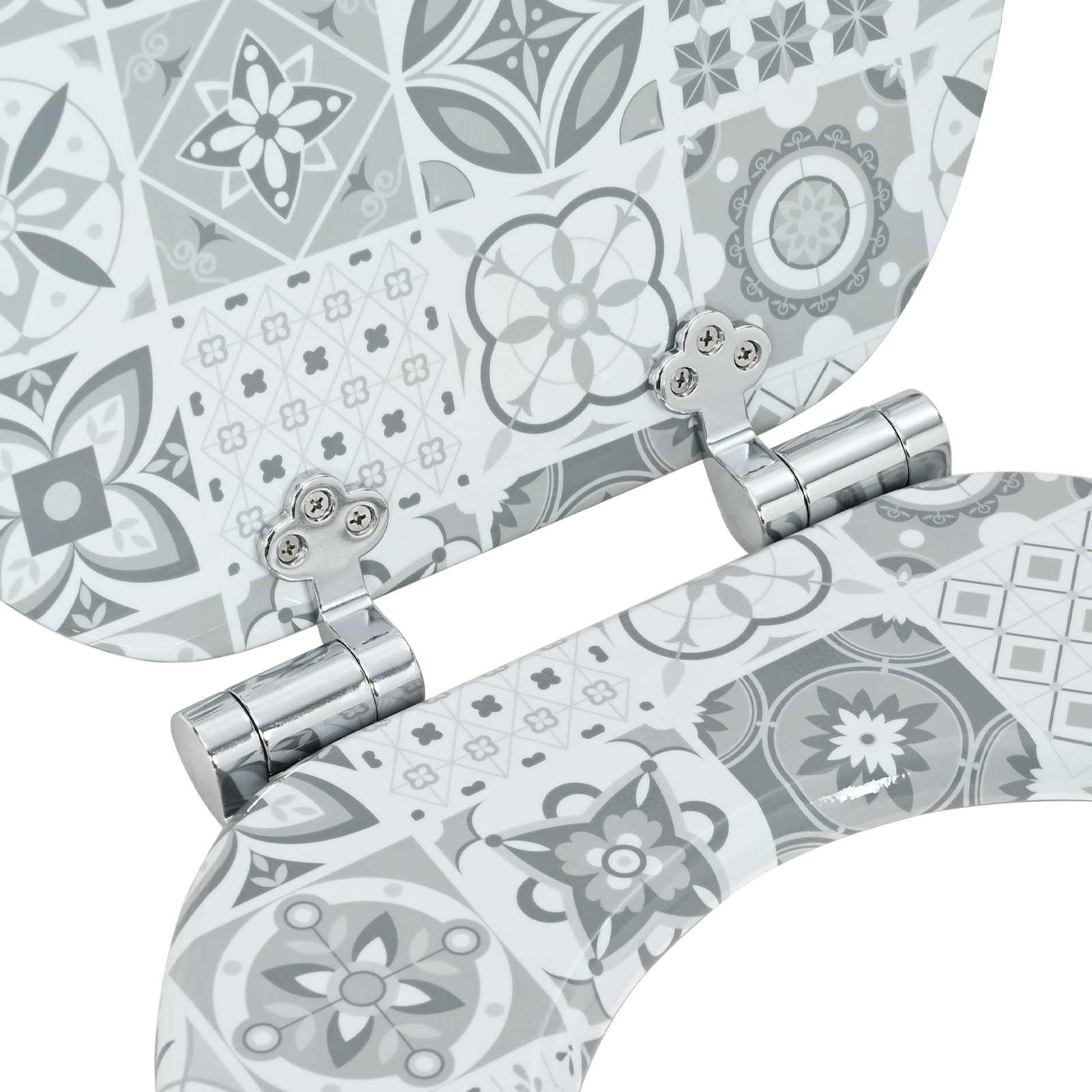 Toaletna sjedala s mekim zatvaranjem 2 pcs 44 x 38 cm MDF ploča