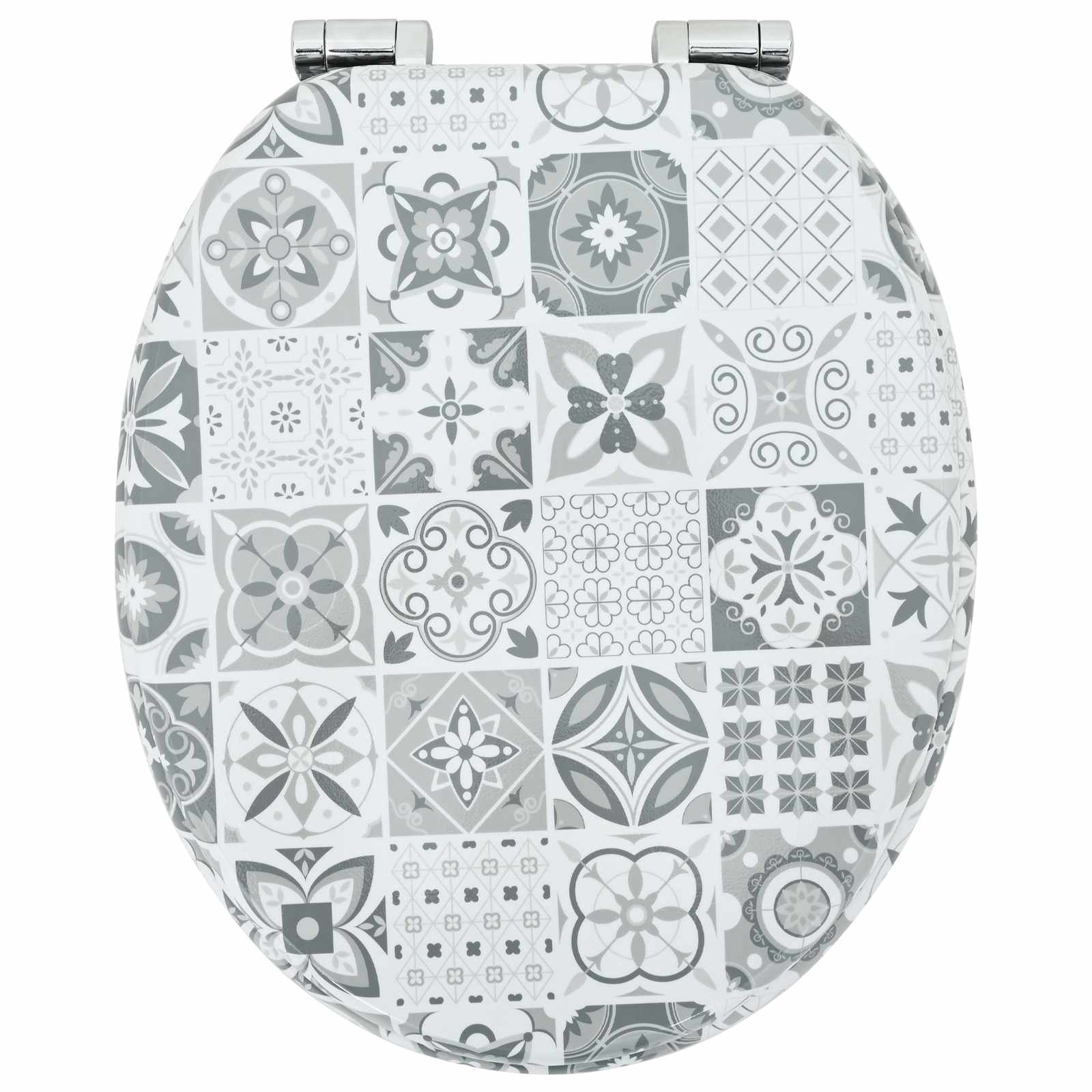 Toaletna sjedala s mekim zatvaranjem 2 pcs 44 x 38 cm MDF ploča