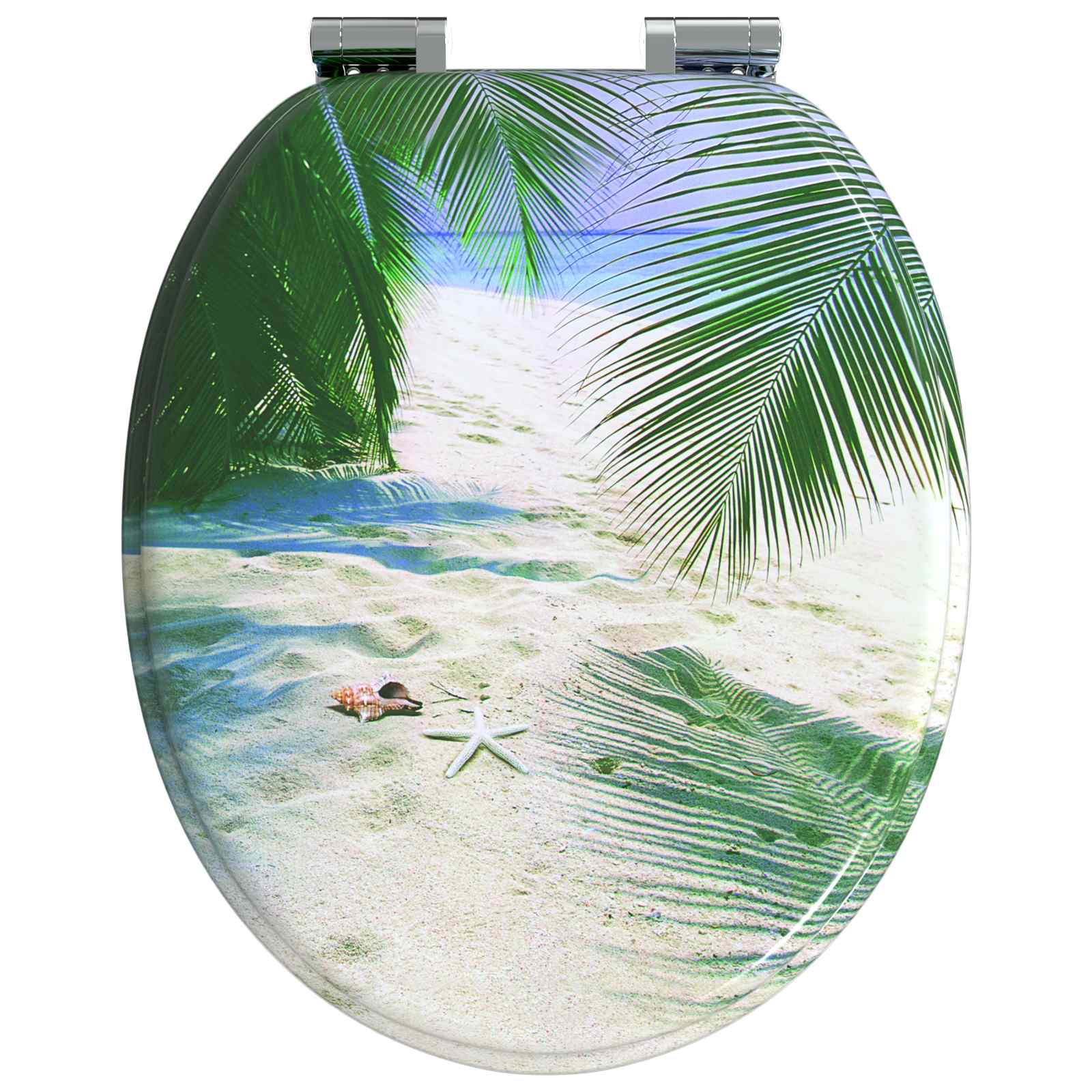Toaletna sjedala s mekim zatvaranjem 2 pcs Zelena 44 x 38 cm