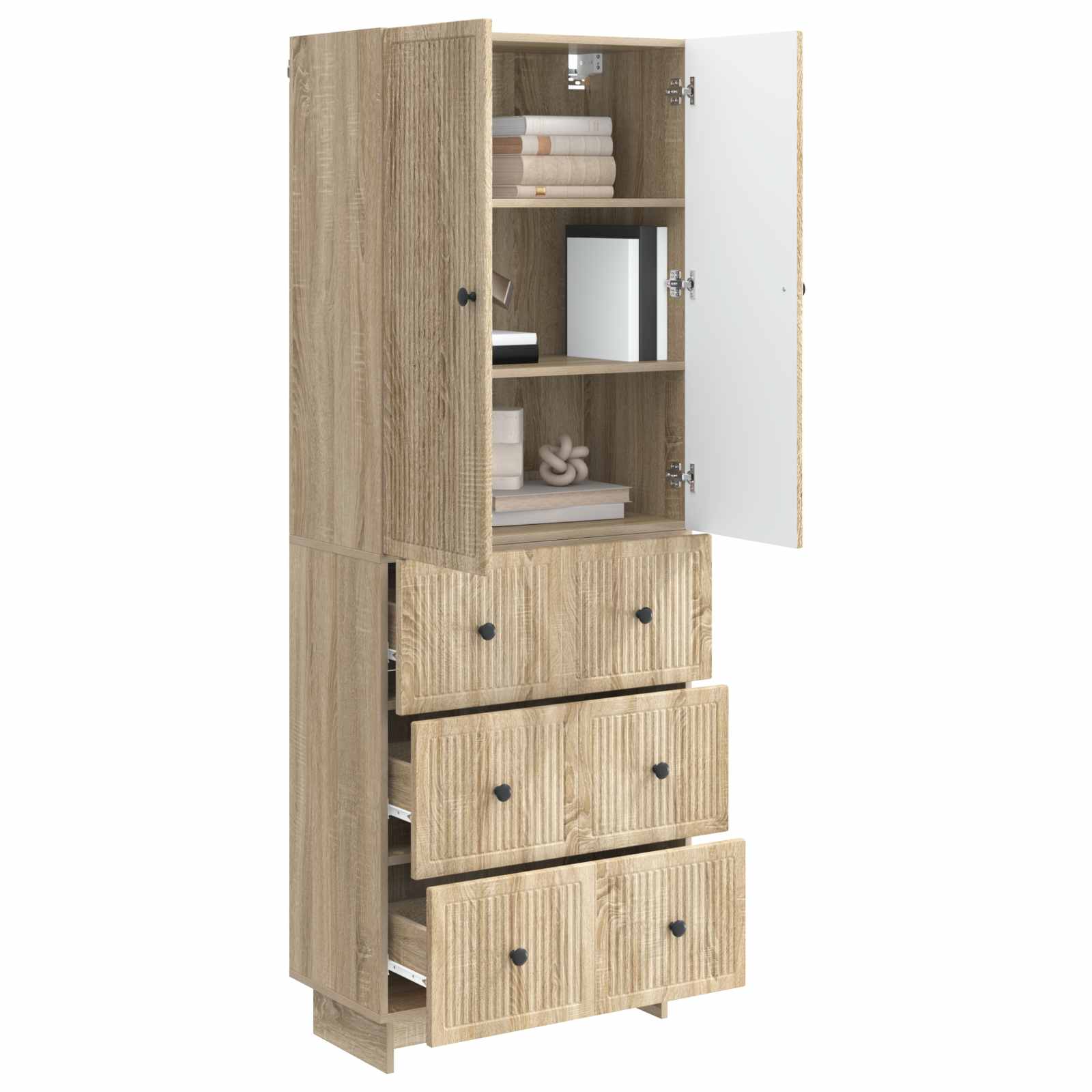 Set ormara 2 pcs 66 x 34,5 x 90 cm Konstruirano drvo