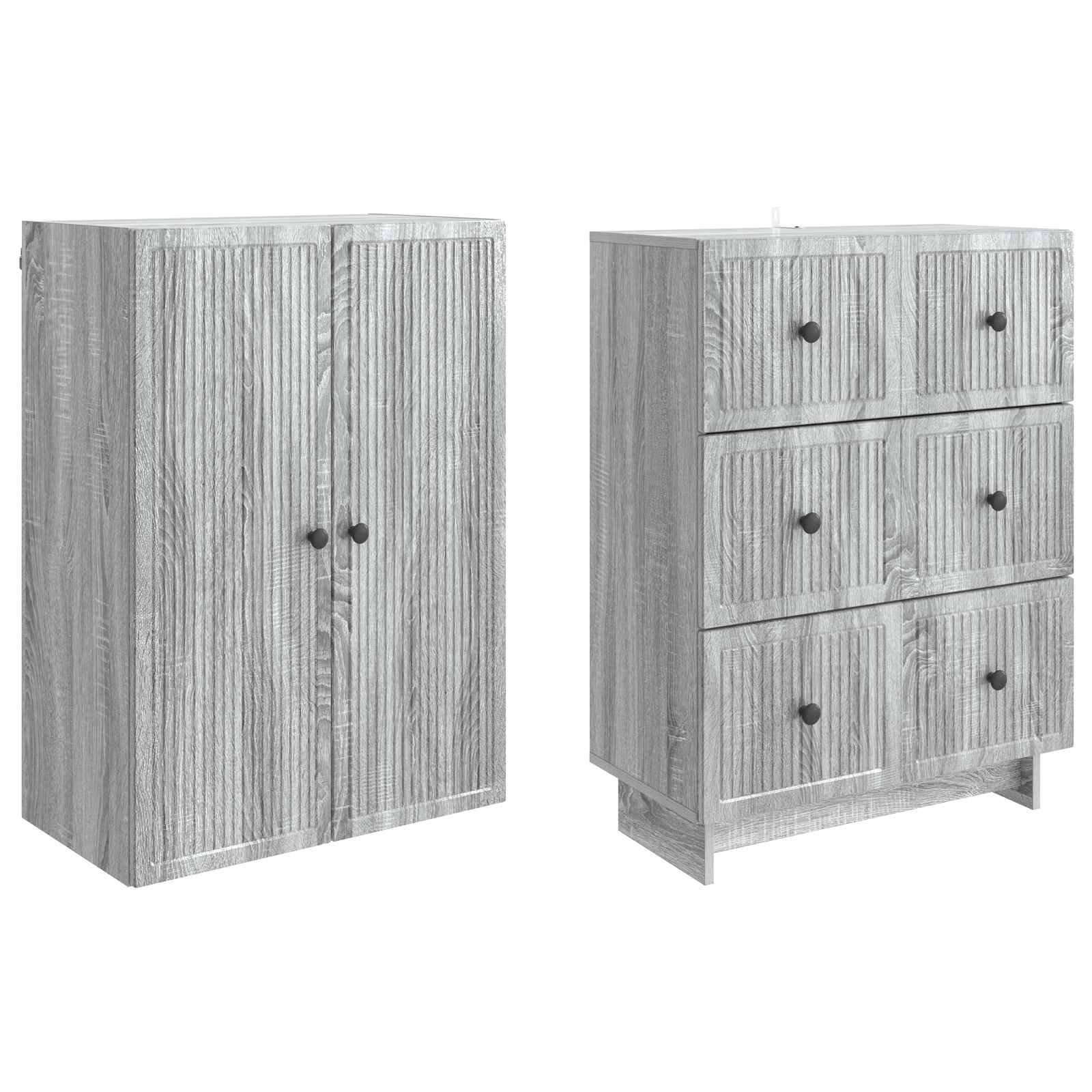 Set ormara 2 pcs 66 x 34,5 x 90 cm Konstruirano drvo