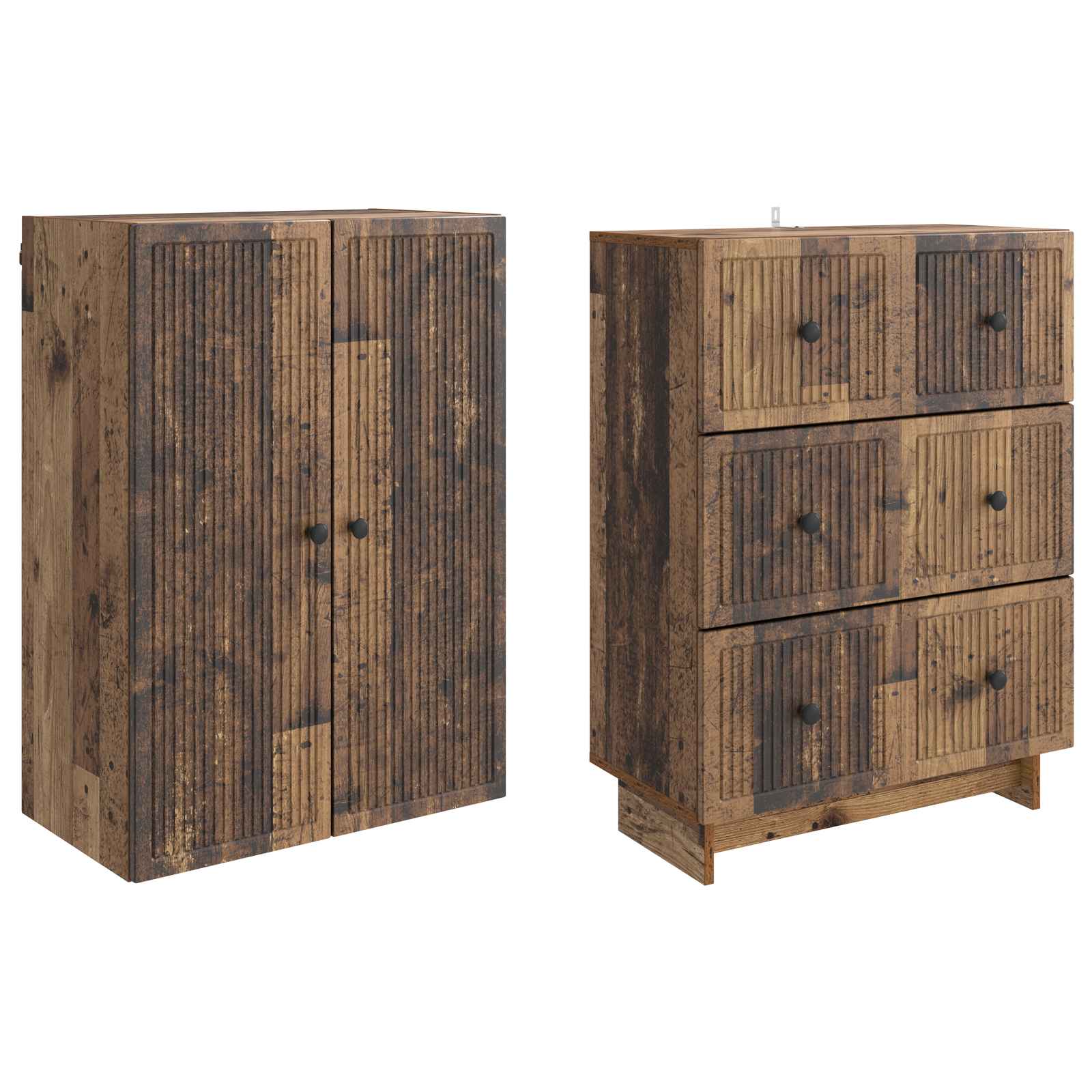 Set ormara 2 pcs 66 x 34,5 x 90 cm Konstruirano drvo