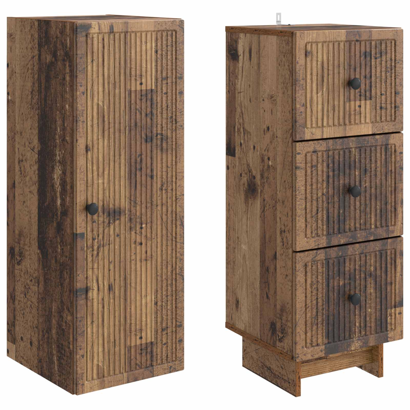 Set ormara 2 pcs Staro drvo 33 x 34,5 x 90 cm Konstruirano drvo