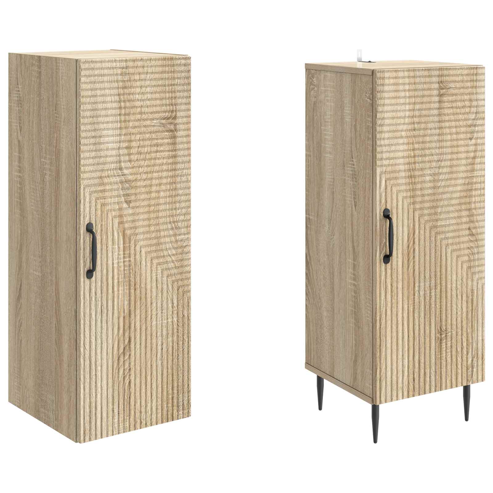 Set ormara 2 pcs Hrast sonoma 33 x 34,5 x 89,5 cm