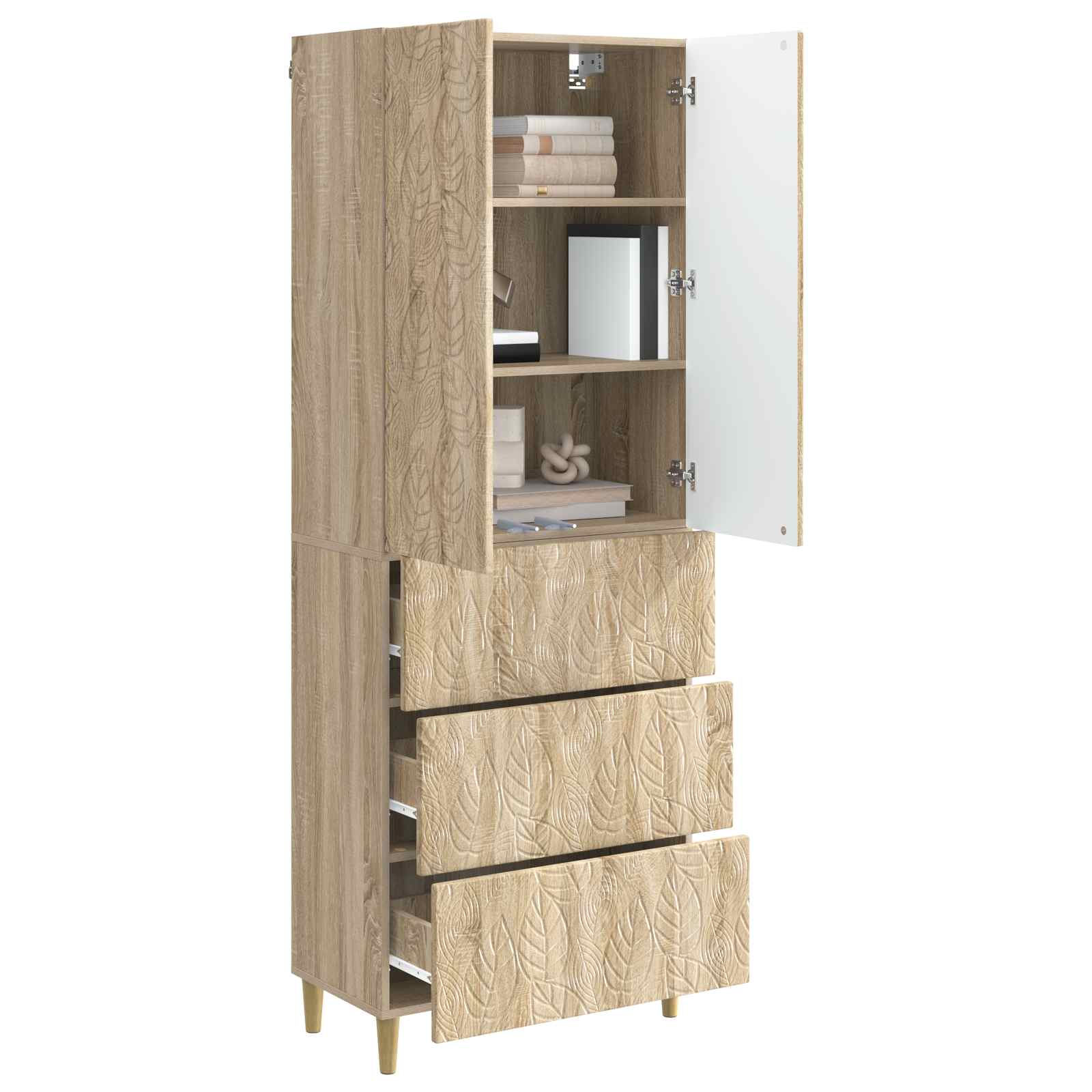 Set ormara 2 pcs Hrast sonoma 66 x 34,5 x 90 cm
