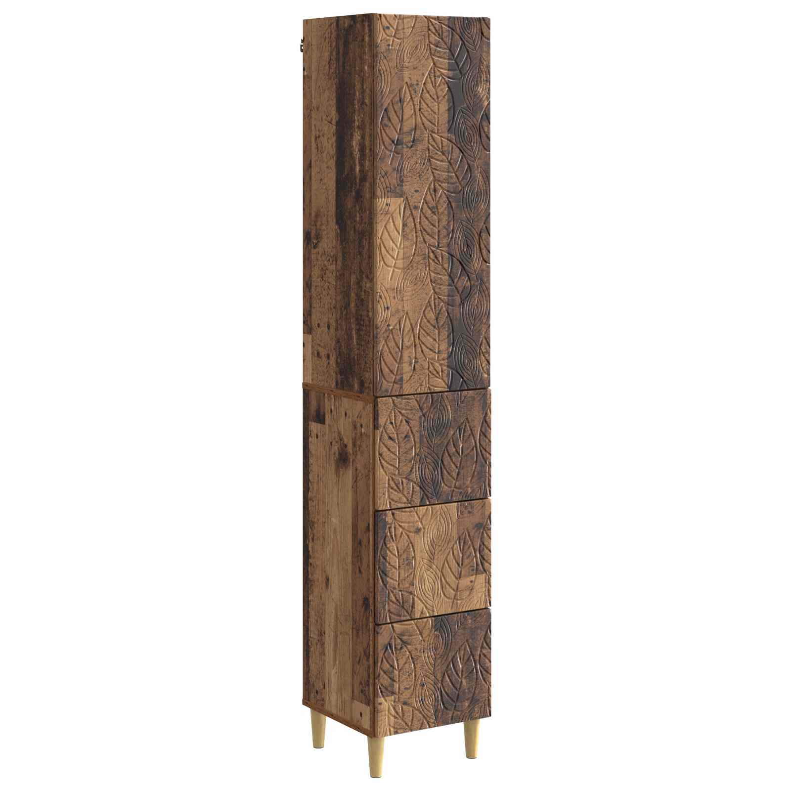 Set ormara 2 pcs Staro drvo 33 x 34,5 x 90 cm Konstruirano drvo