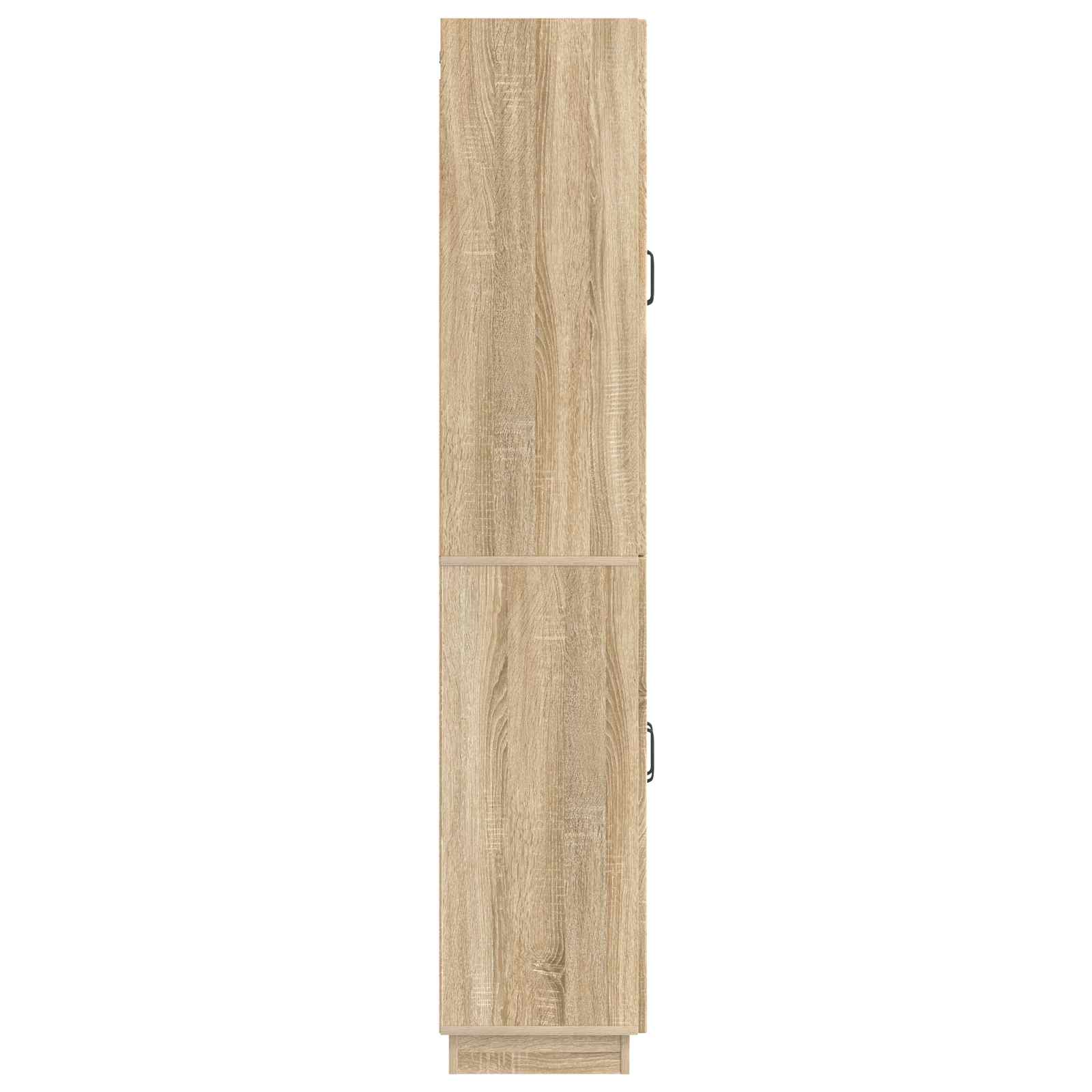 Set ormara 2 pcs Hrast sonoma Konstruirano drvo