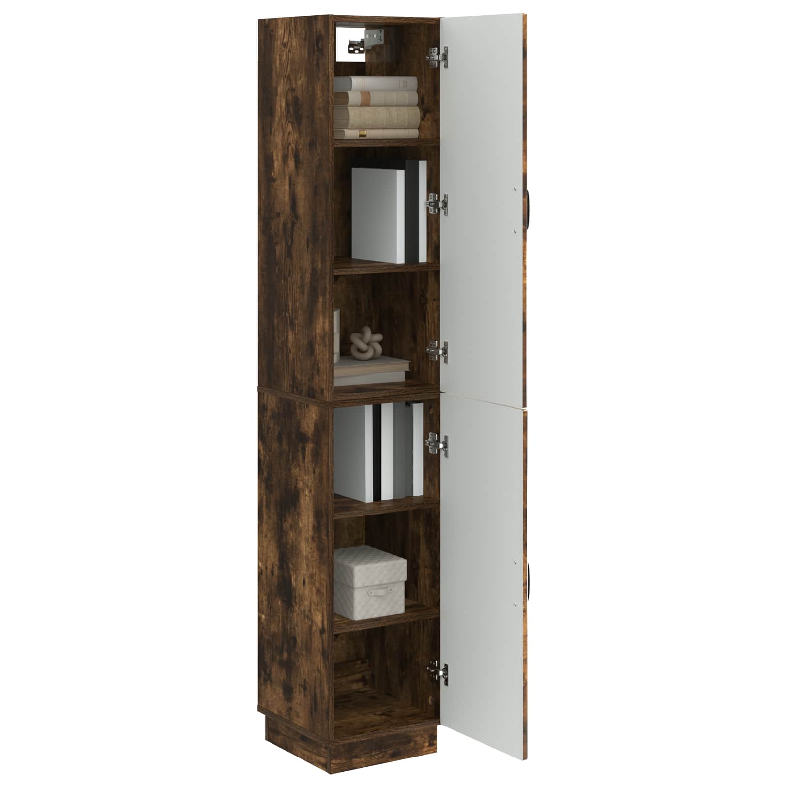 Set ormara 2 pcs Dimljeni hrast Konstruirano drvo