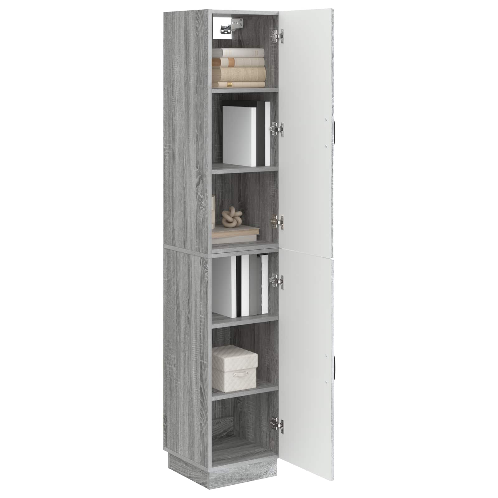 Set ormara 2 pcs Siva Sonoma Konstruirano drvo