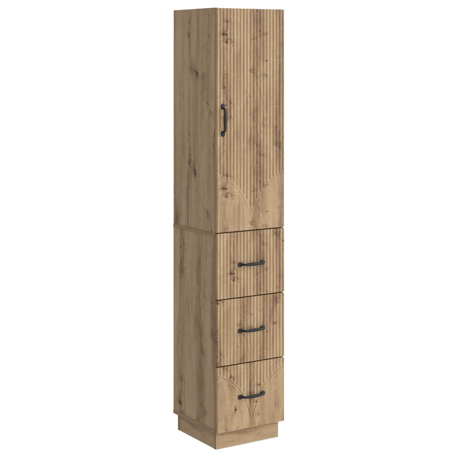 Set ormara 2 pcs Hrast artisan 33 x 34,5 x 87 cm