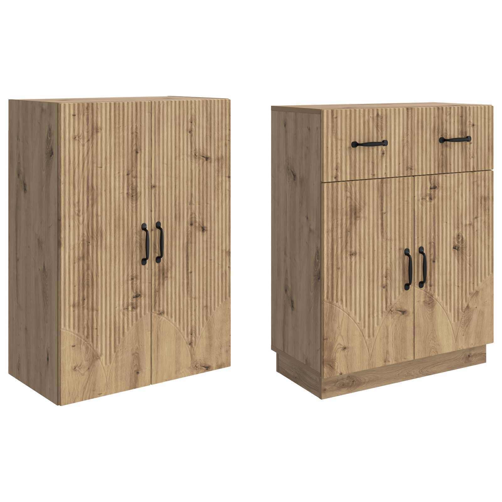 Set ormara 2 pcs Hrast artisan Konstruirano drvo