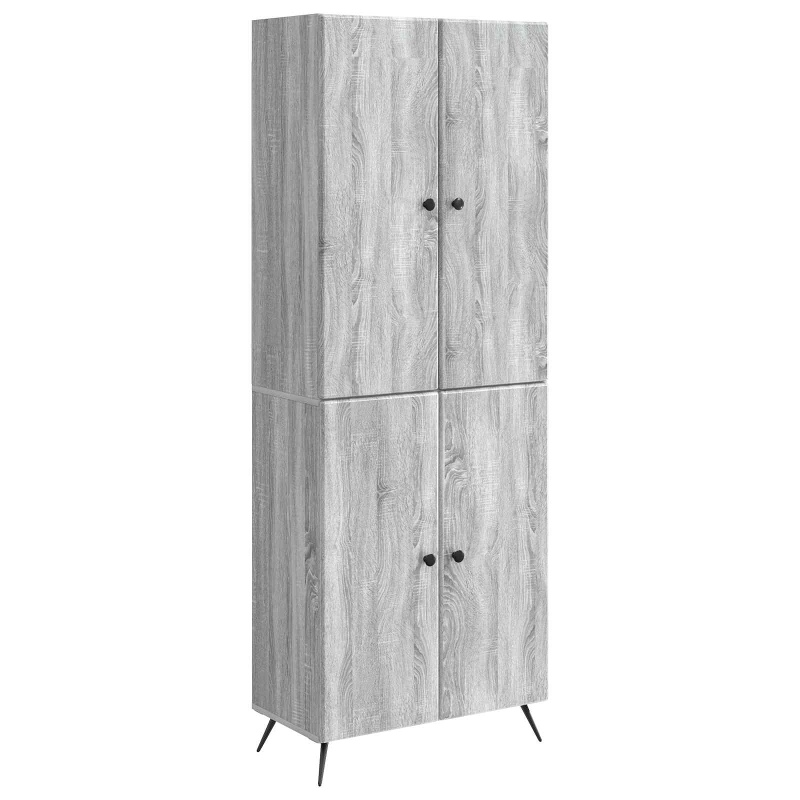 Set ormara 2 pcs Siva Sonoma Konstruirano drvo