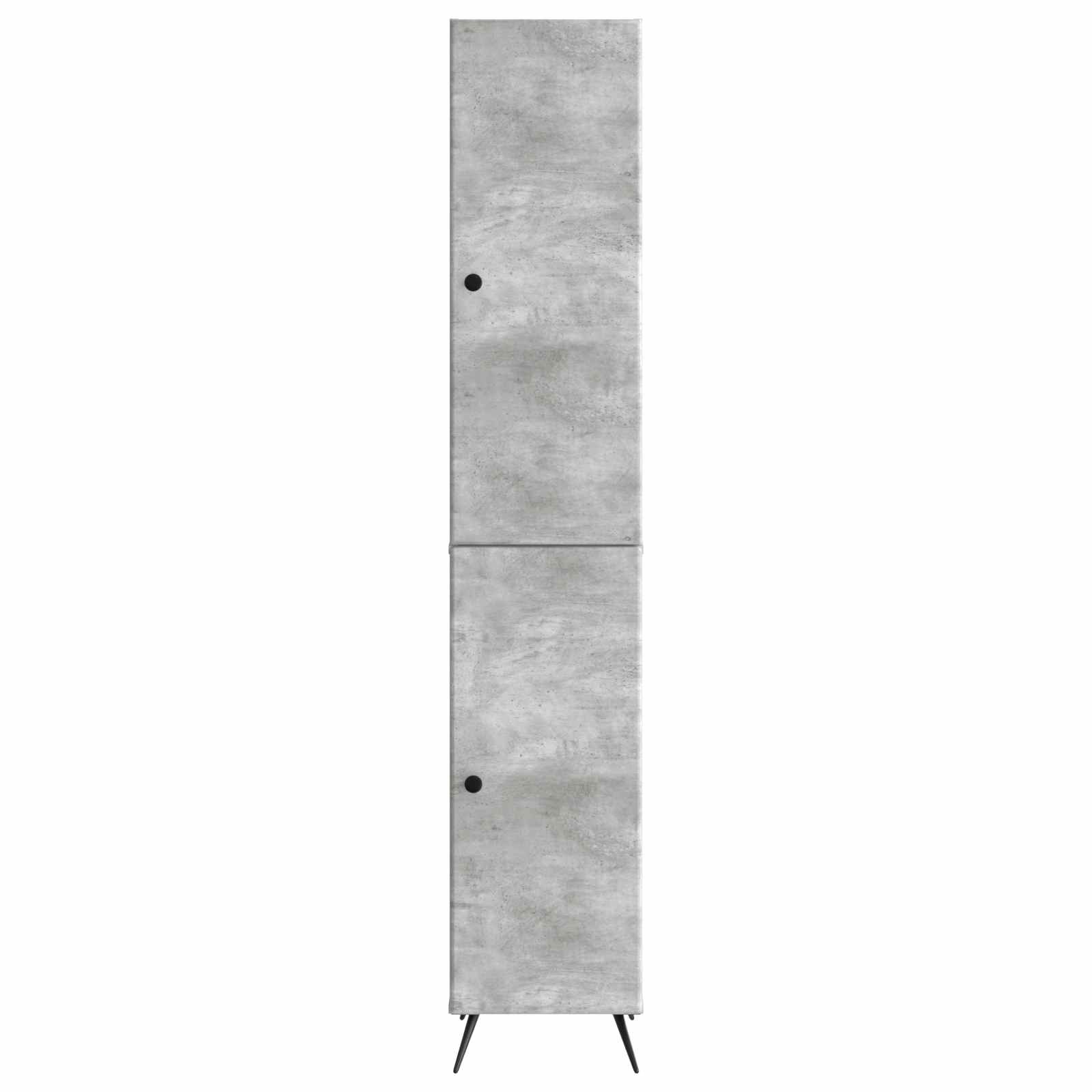 Set ormara 2 pcs Betonska siva Konstruirano drvo