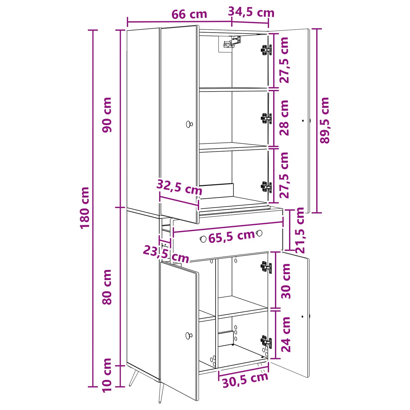 2 pcs Betonska siva