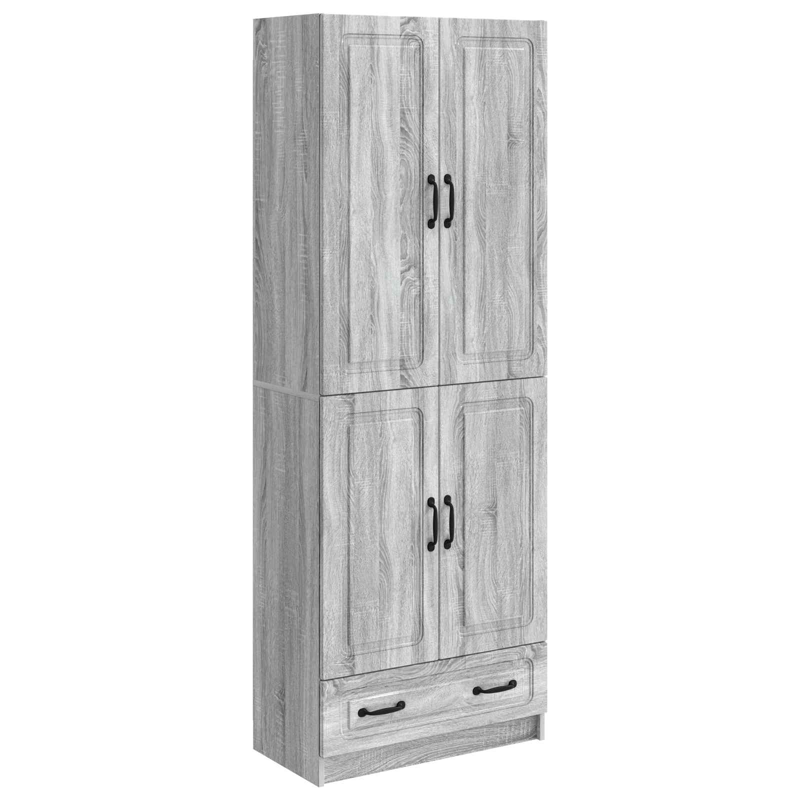 Set ormara 2 pcs Siva Sonoma Konstruirano drvo